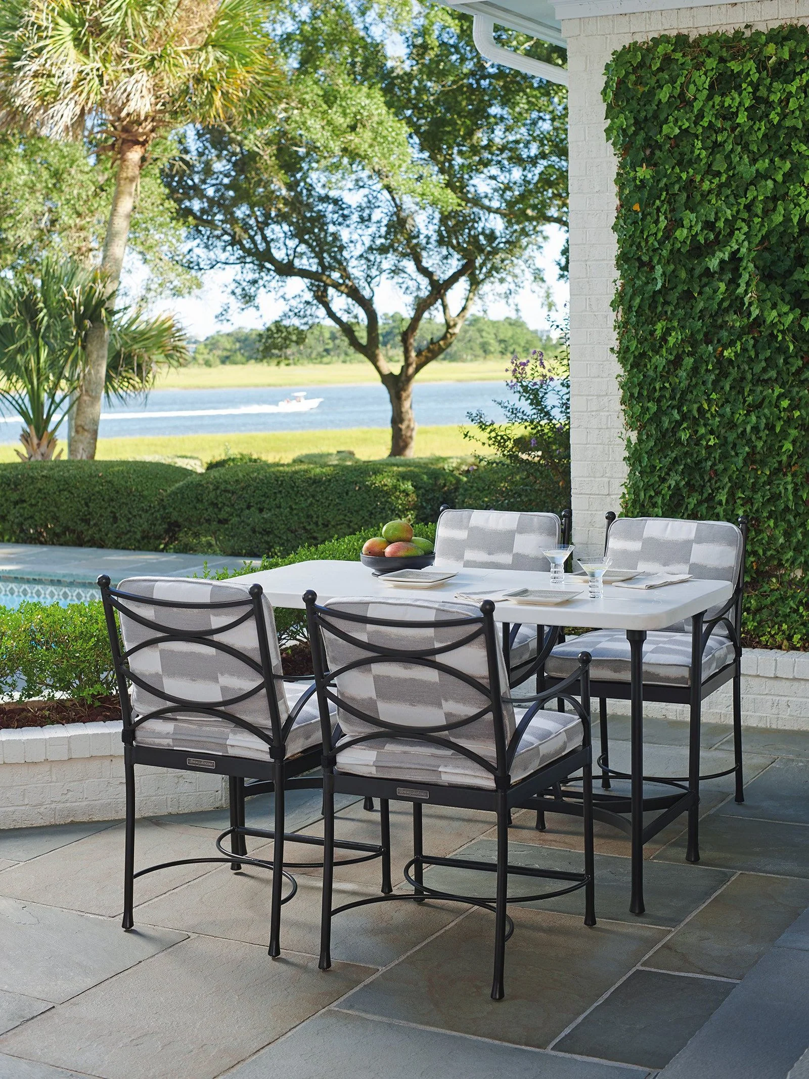 Tommy Bahama Outdoor Pavlova Hi/Lo Bistro Table - Image 3