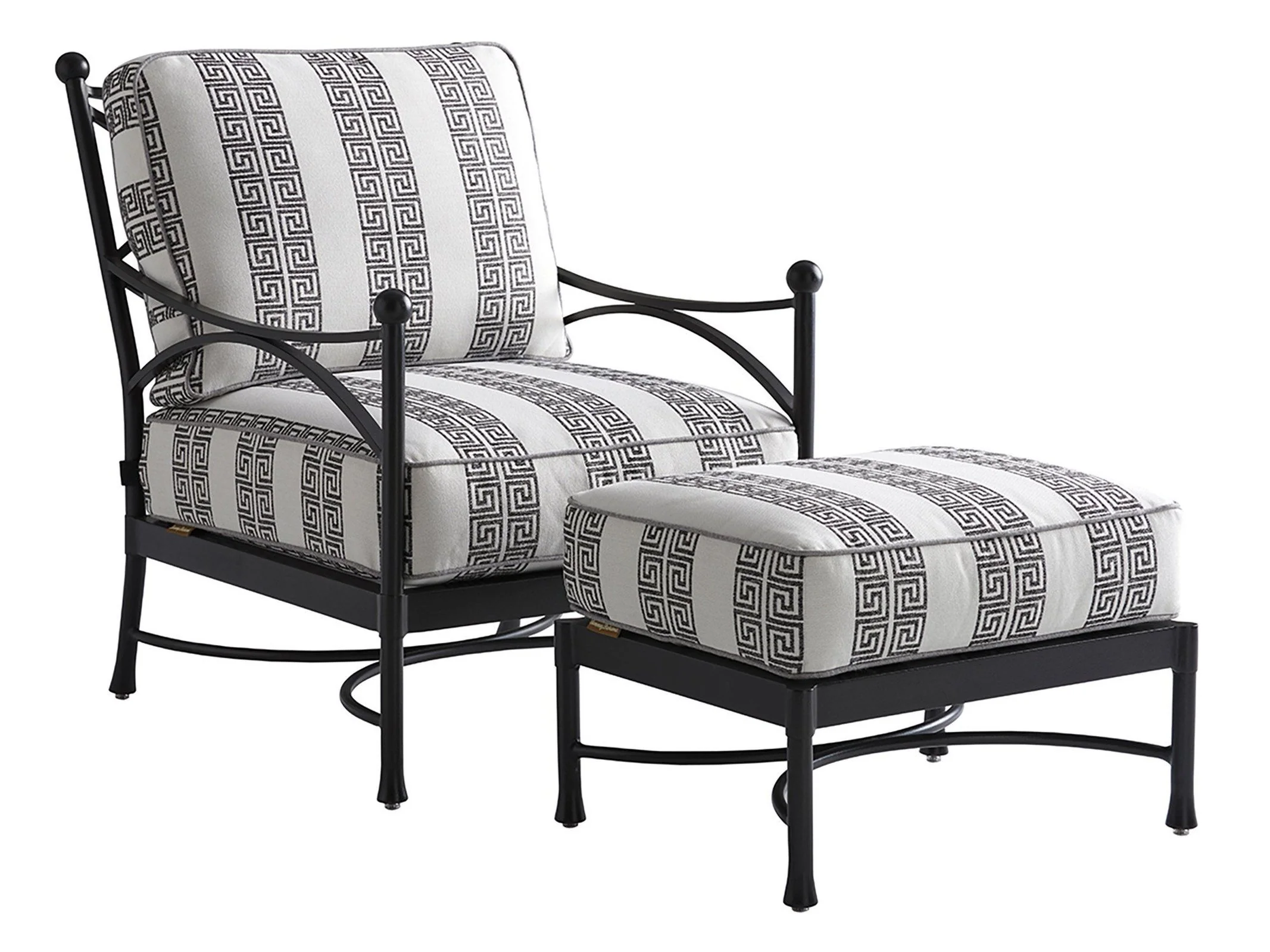 Tommy Bahama Outdoor Pavlova Ottoman - Image 3
