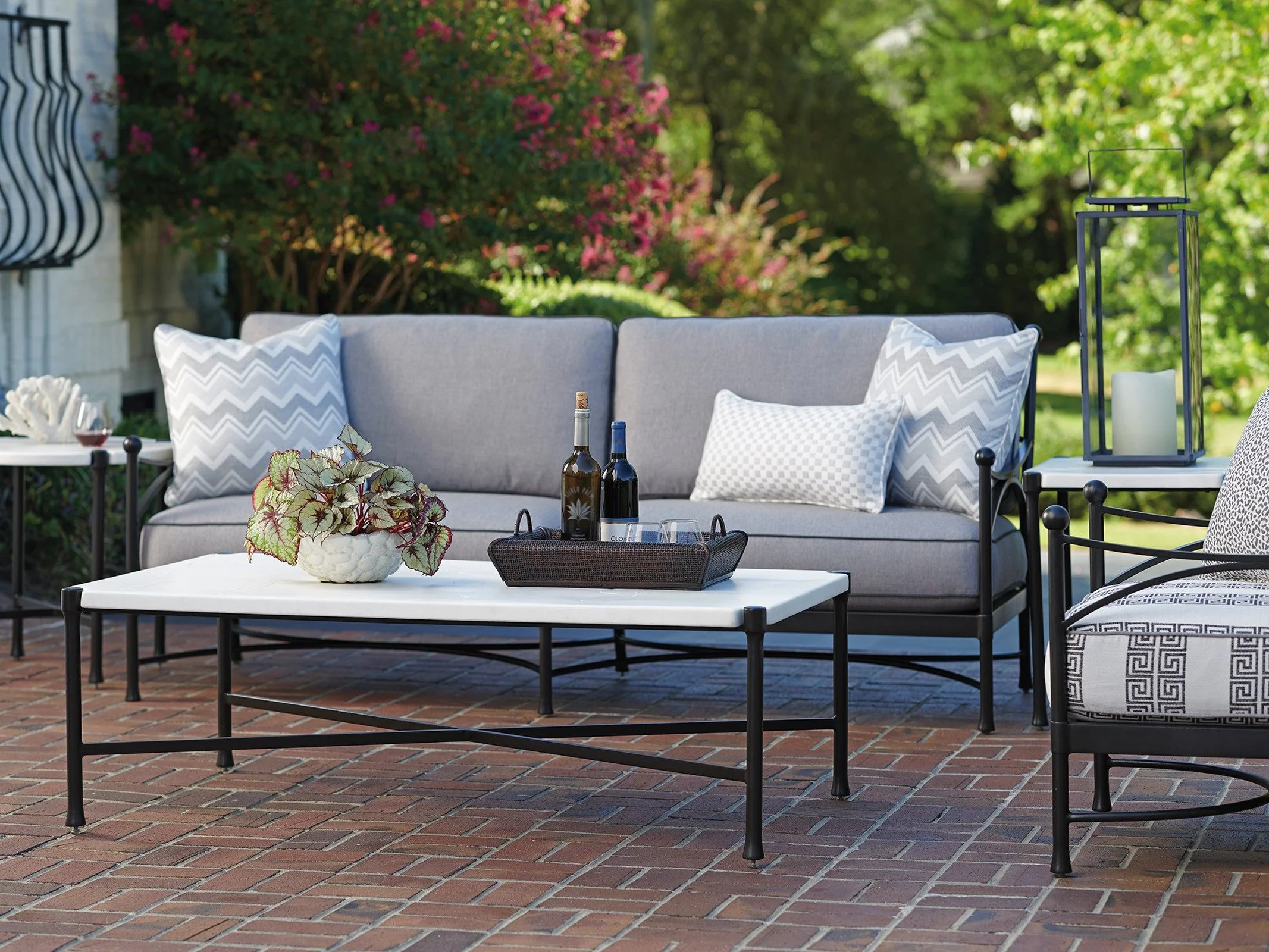 Tommy Bahama Outdoor Pavlova Rectangular Cocktail Table - Image 2