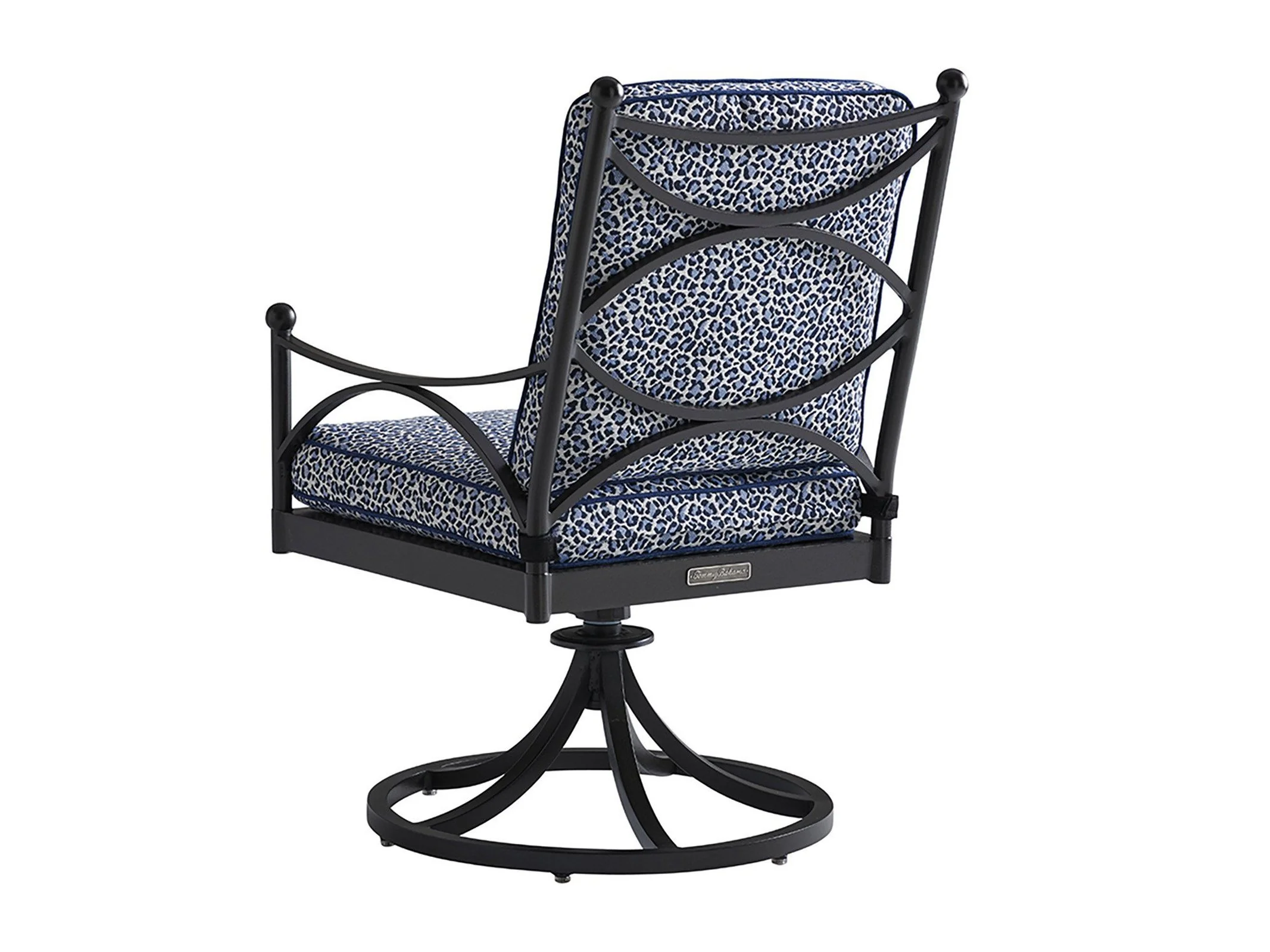Tommy Bahama Outdoor Pavlova Swivel Rocker Dining Chair - Image 4