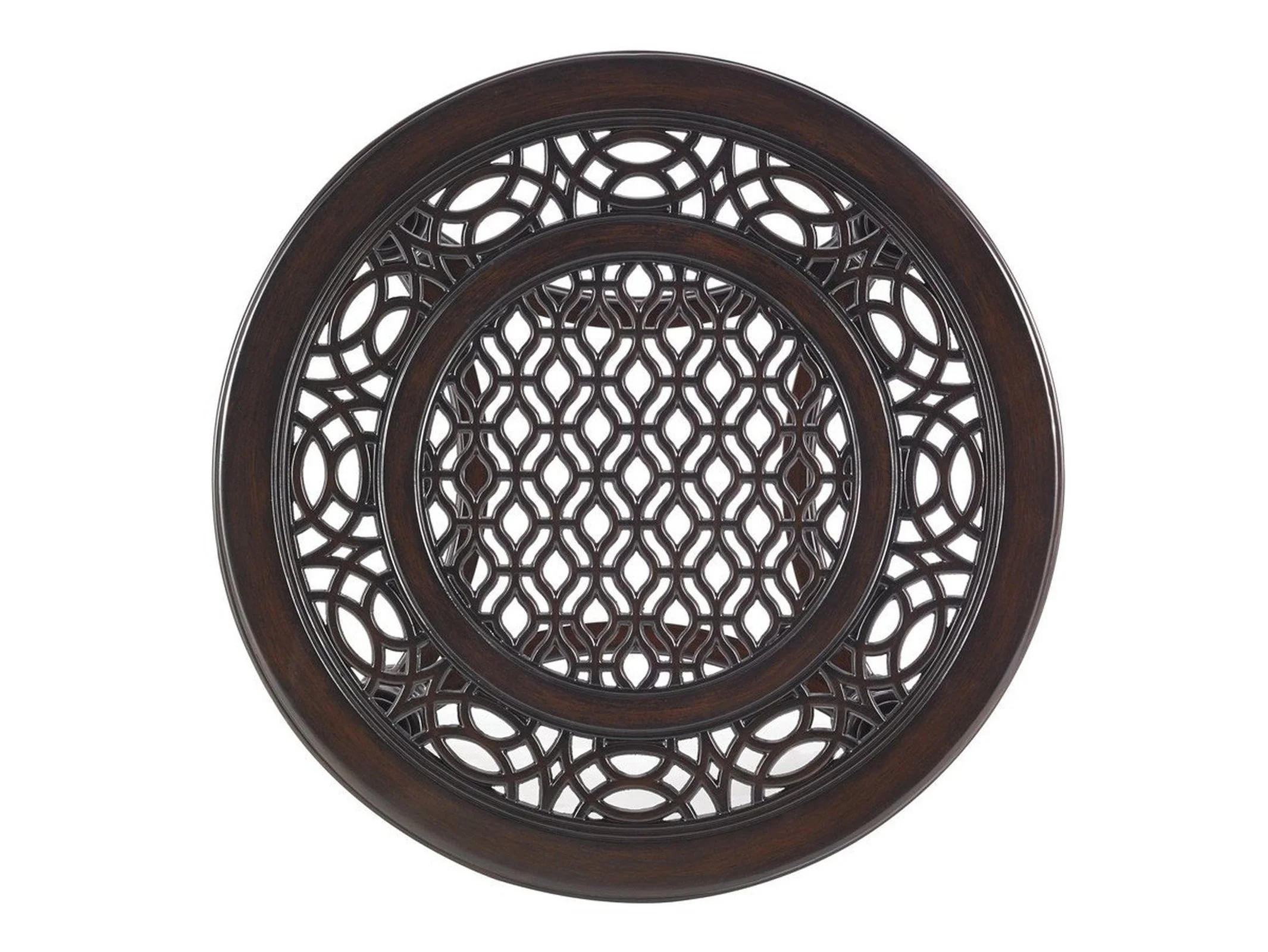Tommy Bahama Outdoor Royal Kahala Black Sands Round End Table - Image 4