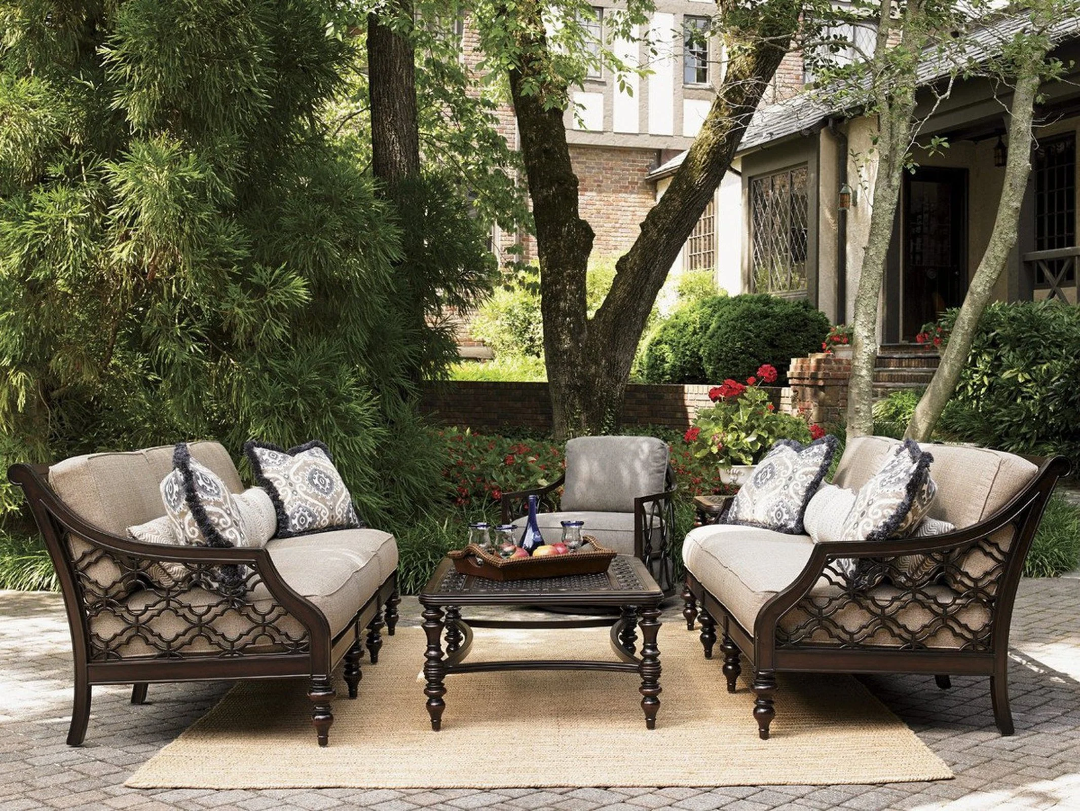 Tommy Bahama Outdoor Royal Kahala Black Sands Sofa - Image 2