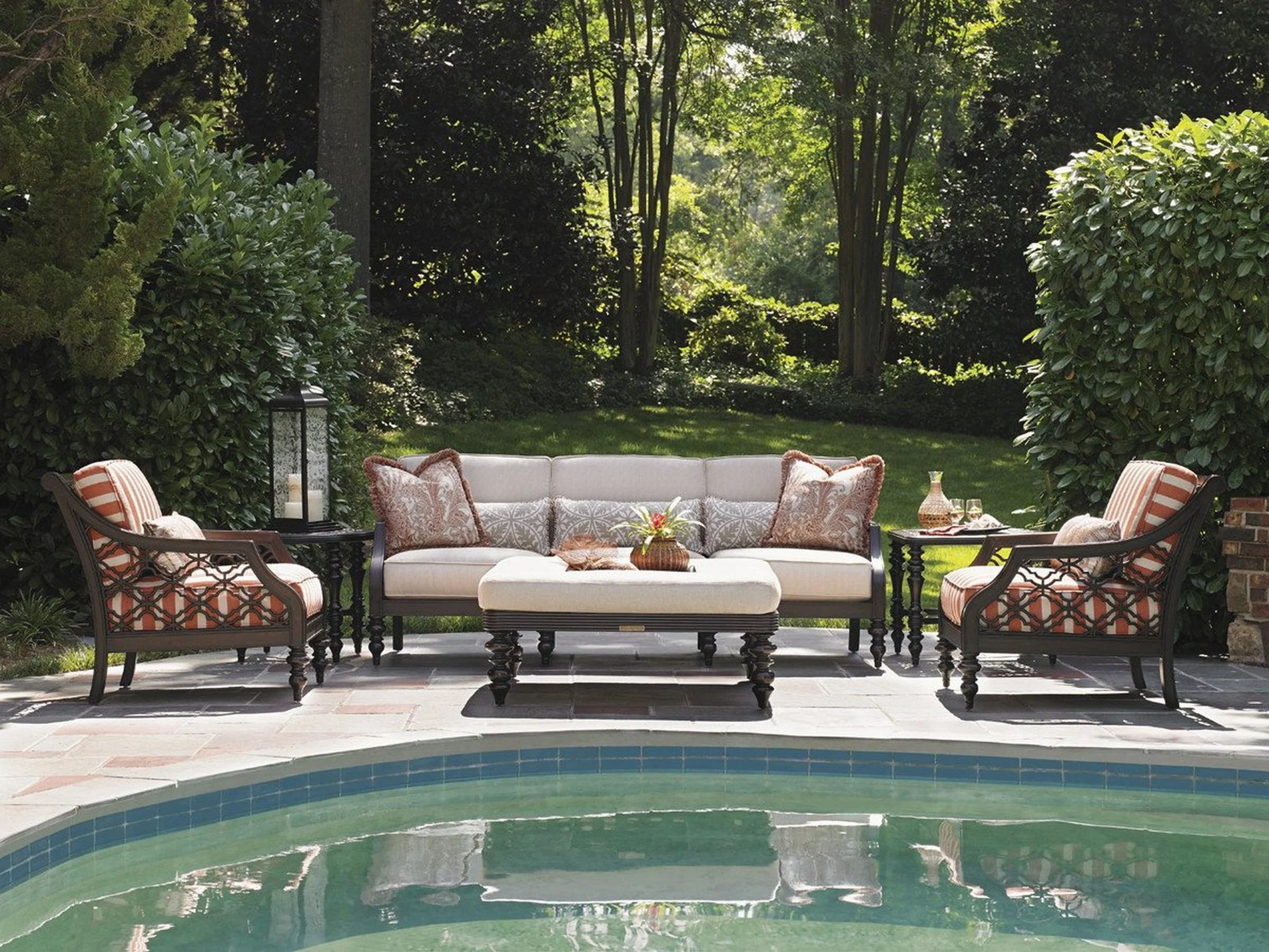 Tommy Bahama Outdoor Royal Kahala Black Sands Sofa - Image 3