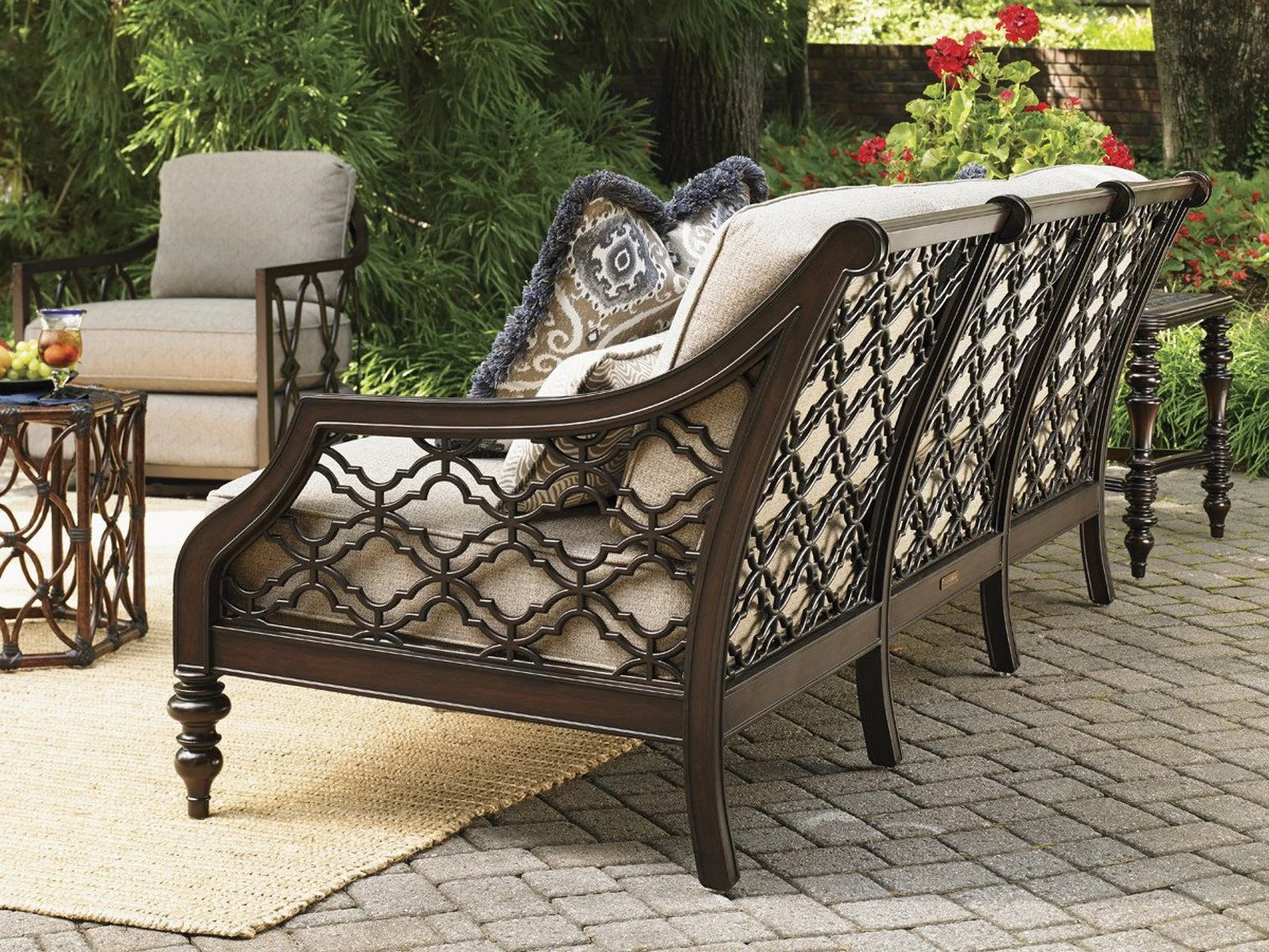 Tommy Bahama Outdoor Royal Kahala Black Sands Sofa - Image 4