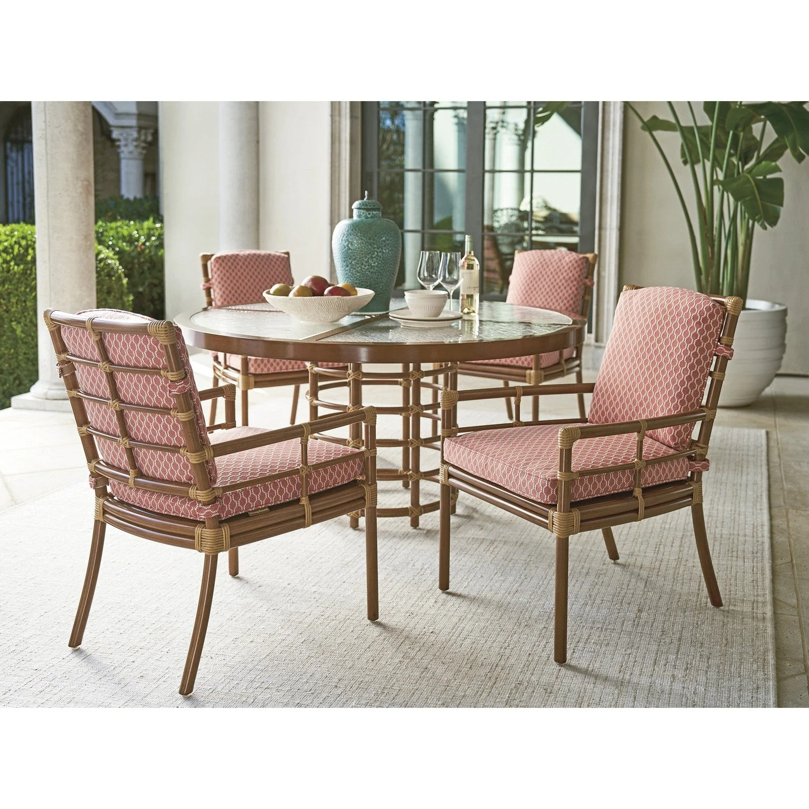 Tommy Bahama Outdoor Sandpiper Bay Arm Dining Chair - Image 2