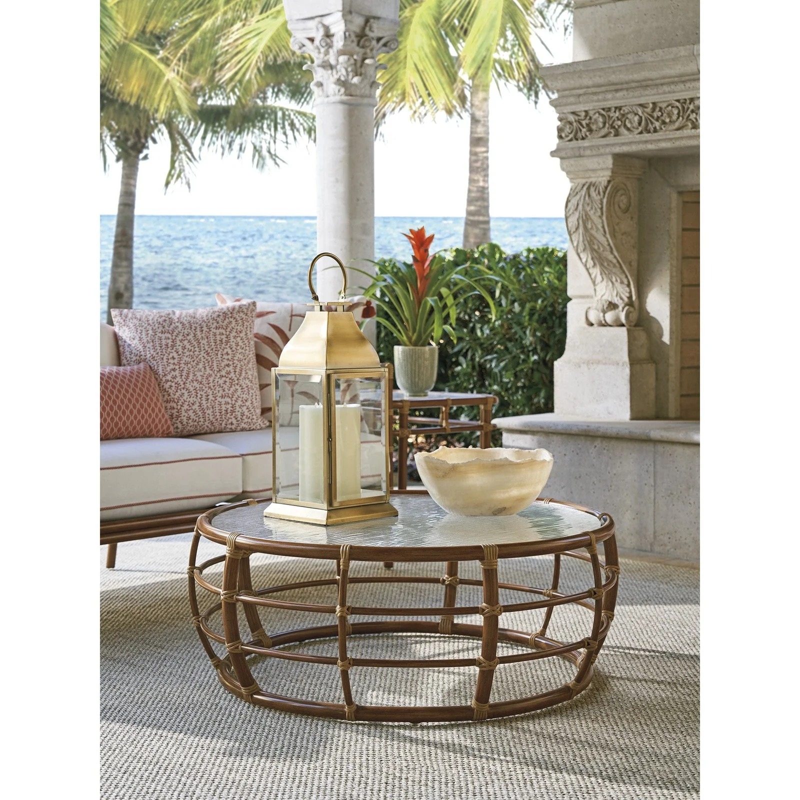 Tommy Bahama Outdoor Sandpiper Bay Round Cocktail Table - Image 2