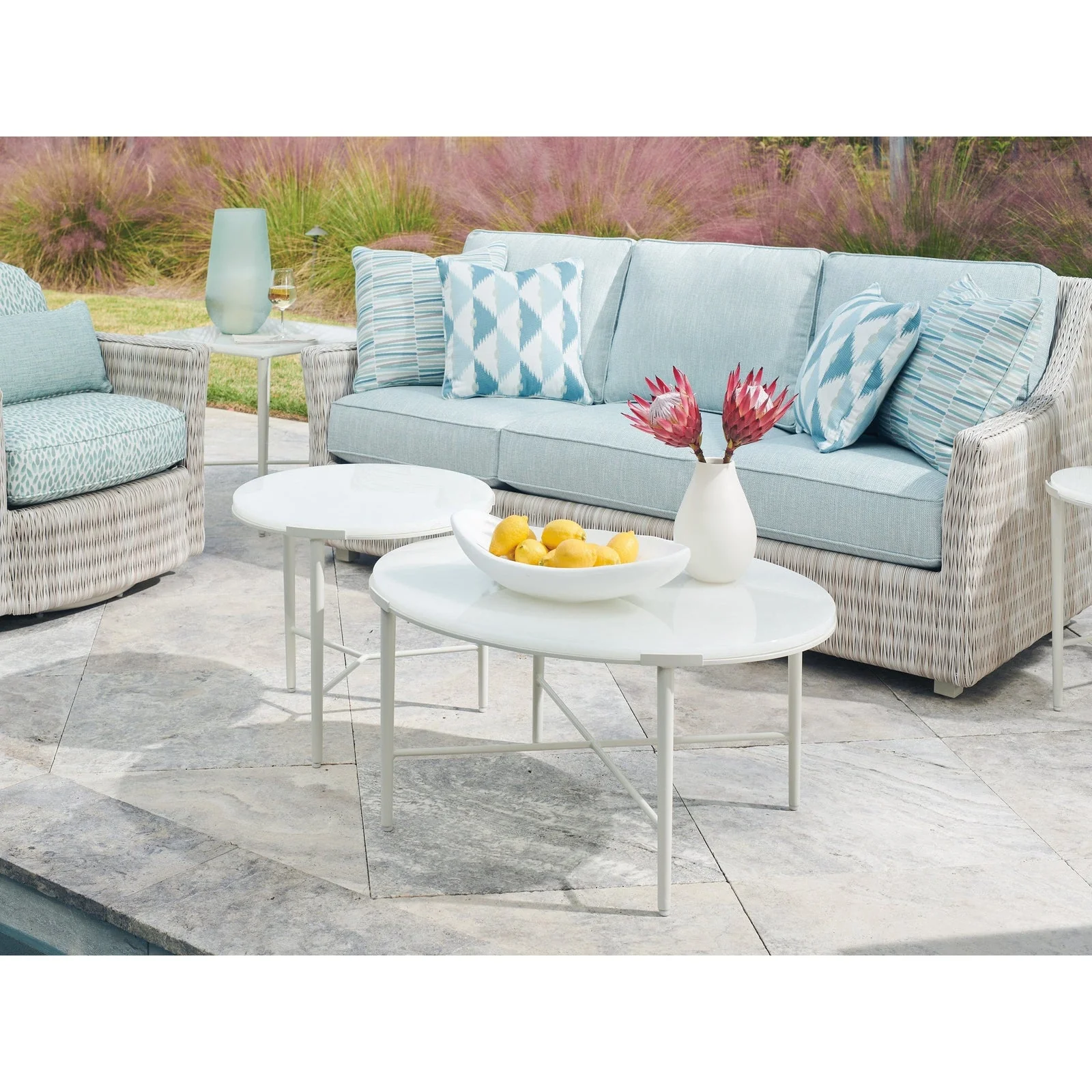 Tommy Bahama Outdoor Seabrook Bunching Cocktail Table - Image 2