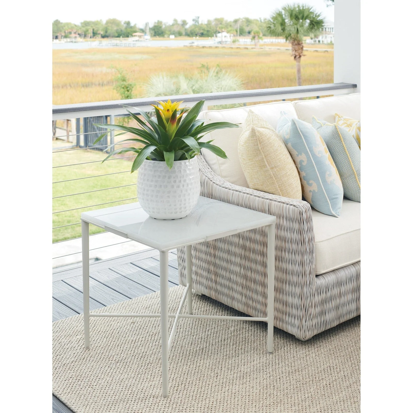 Tommy Bahama Outdoor Seabrook End Table - Image 2