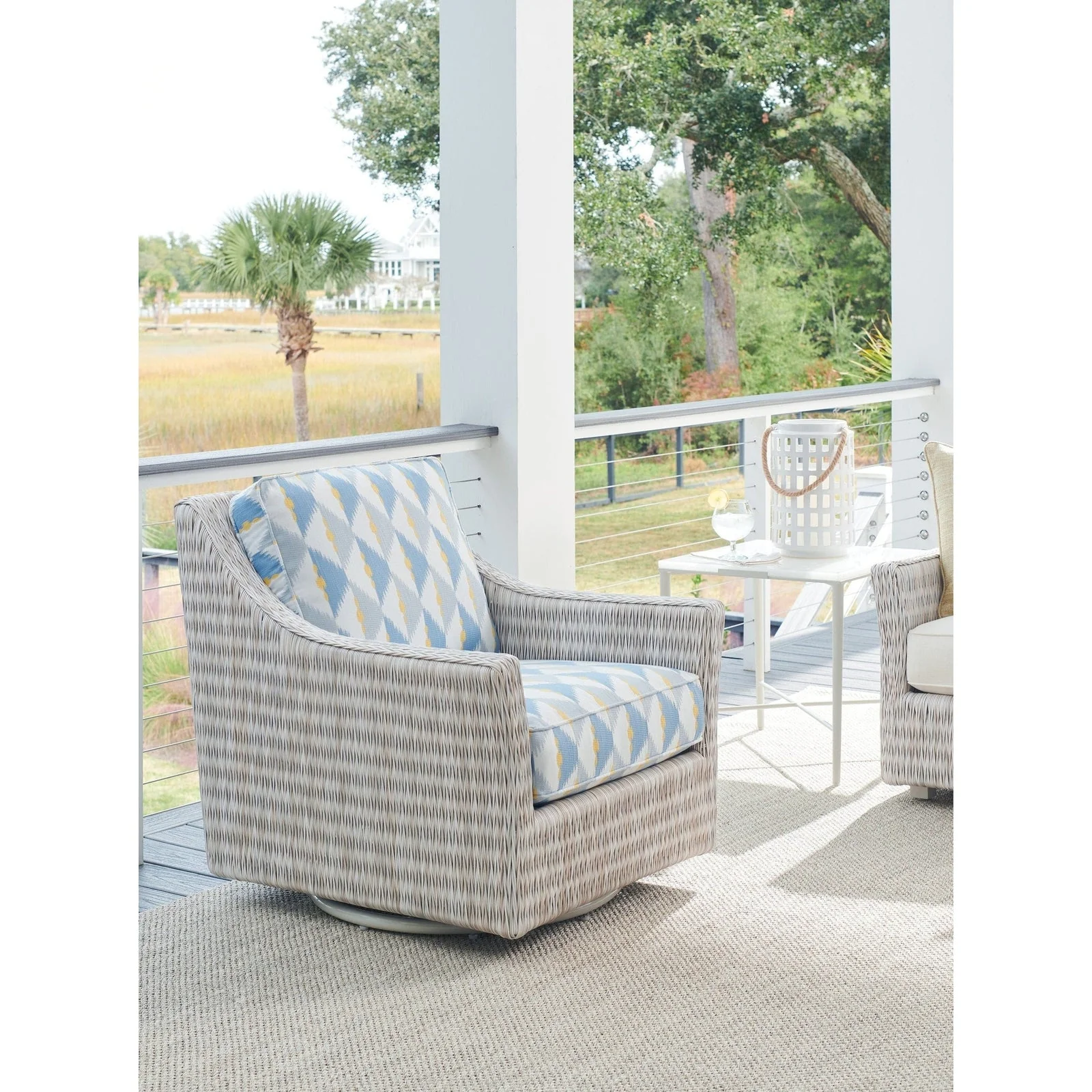 Tommy Bahama Outdoor Seabrook End Table - Image 3
