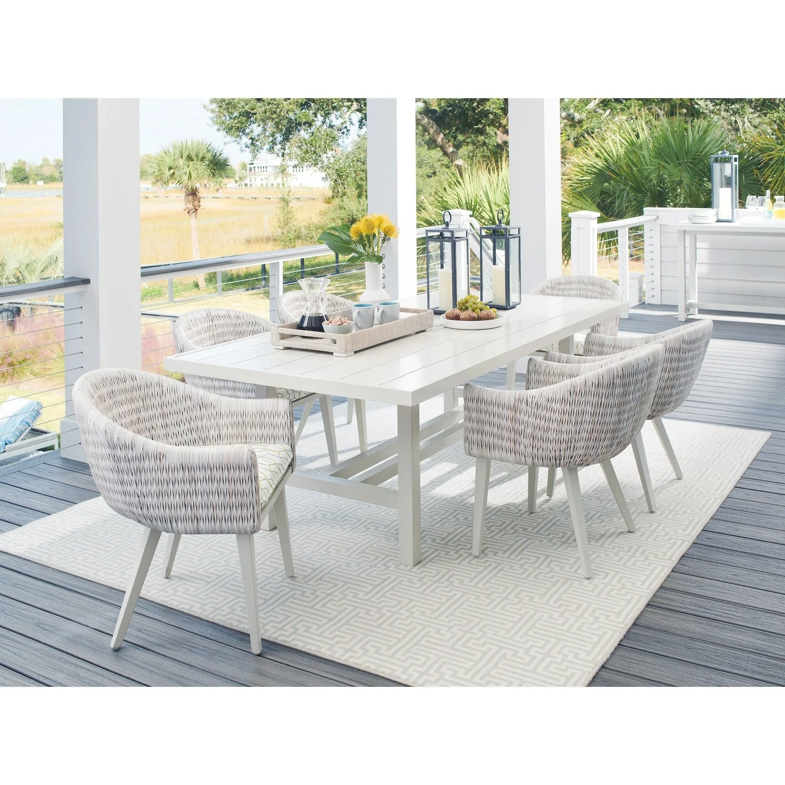 Tommy Bahama Outdoor Seabrook Rectangular Dining Table - Image 2