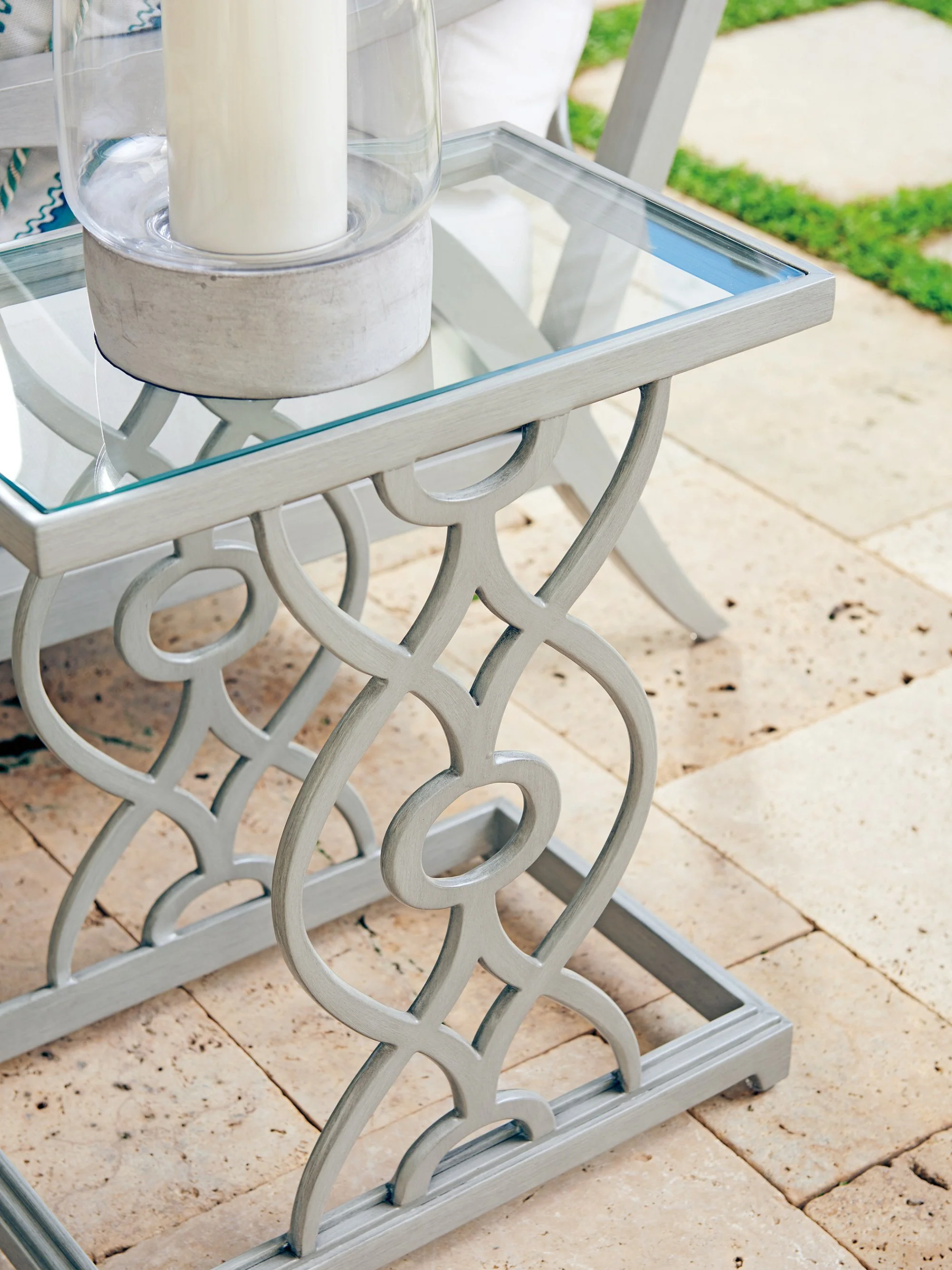 Tommy Bahama Outdoor Silver Sands Accent Table - Image 4