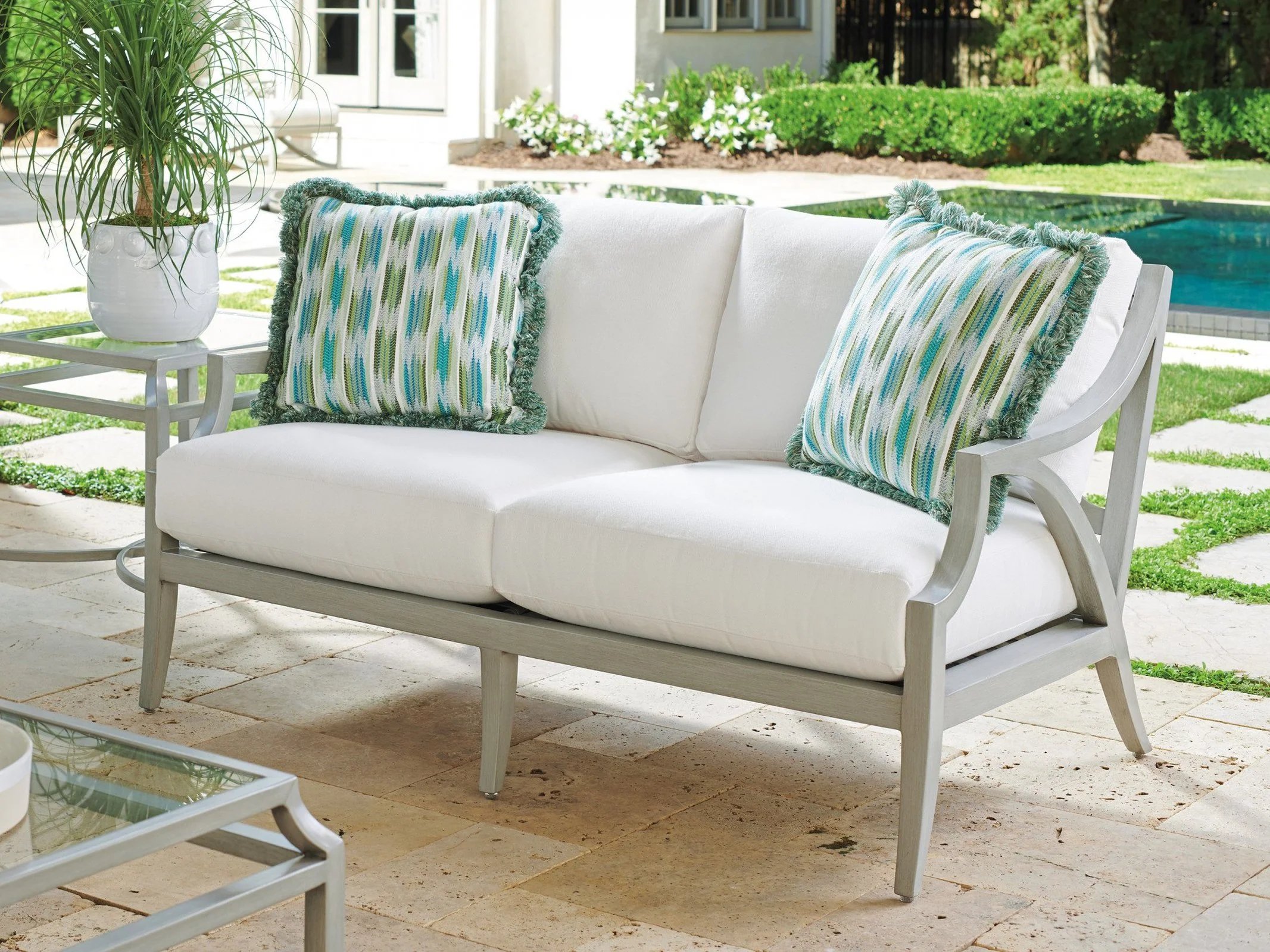 Tommy Bahama Outdoor Silver Sands Loveseat - Image 5