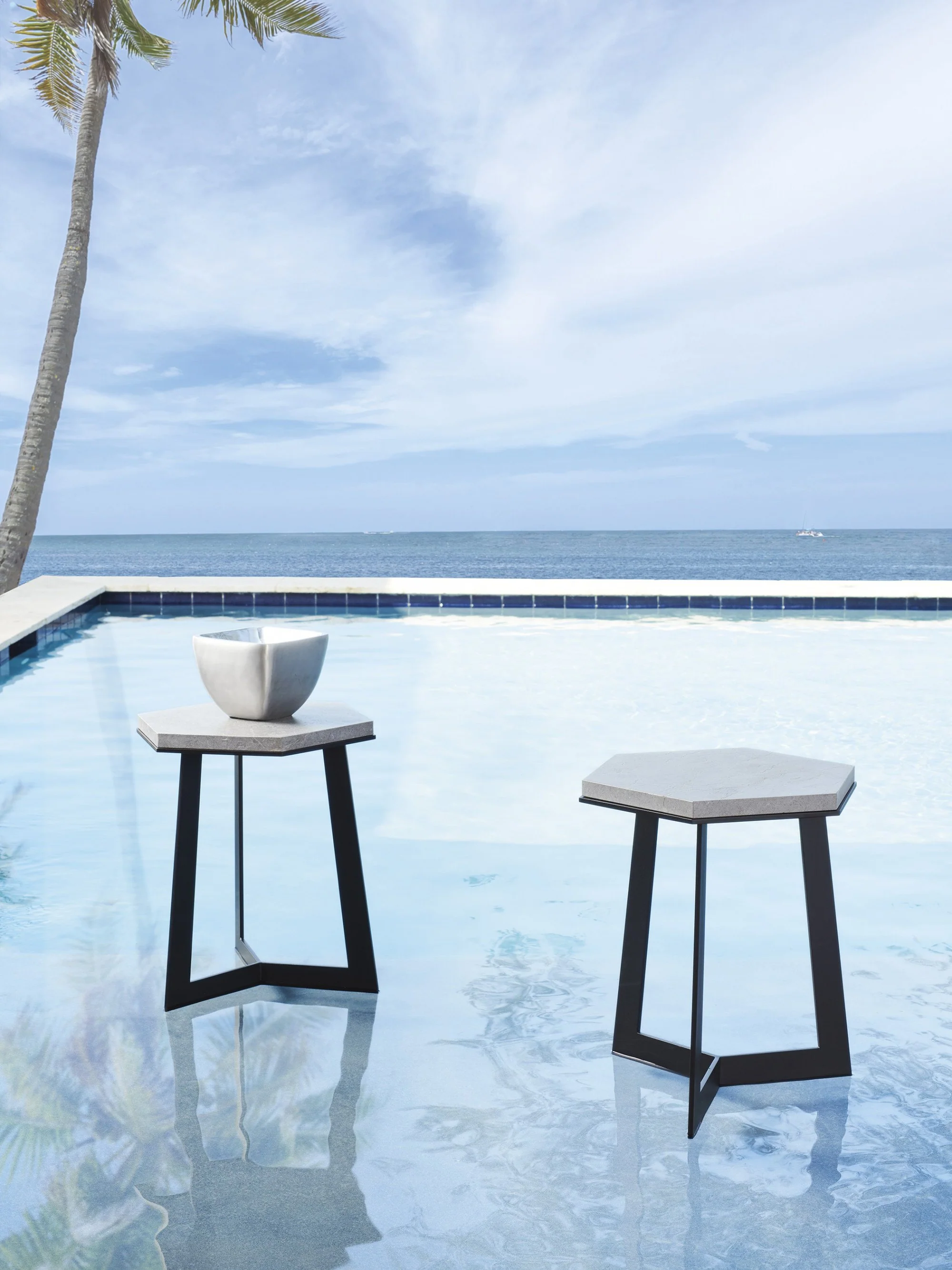 Tommy Bahama Outdoor South Beach Spot Table - Image 2