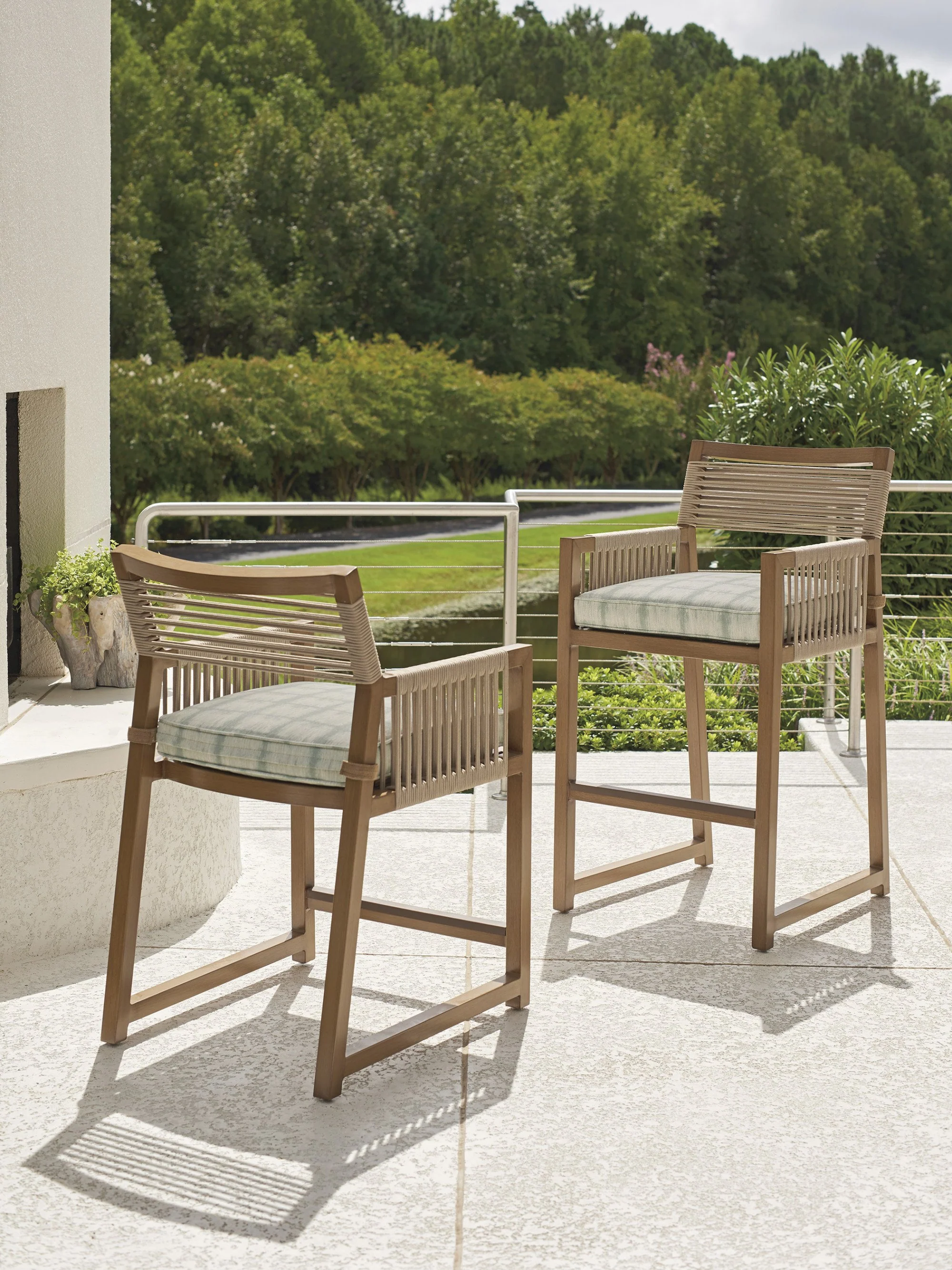 Tommy Bahama Outdoor St Tropez Counter Stool - Image 2