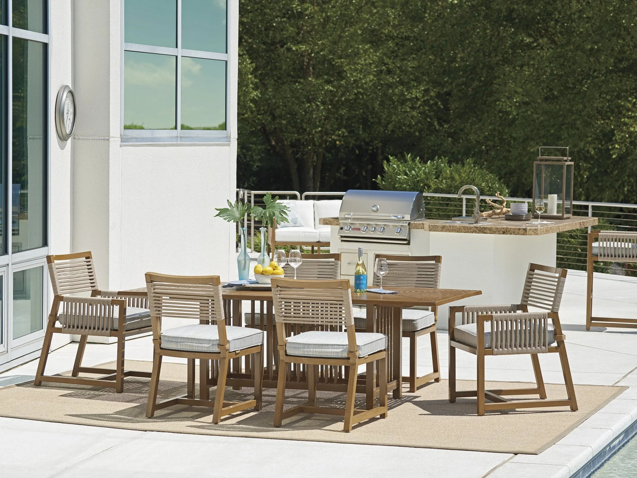 Tommy Bahama Outdoor St Tropez Rectangular Dining Table - Image 2