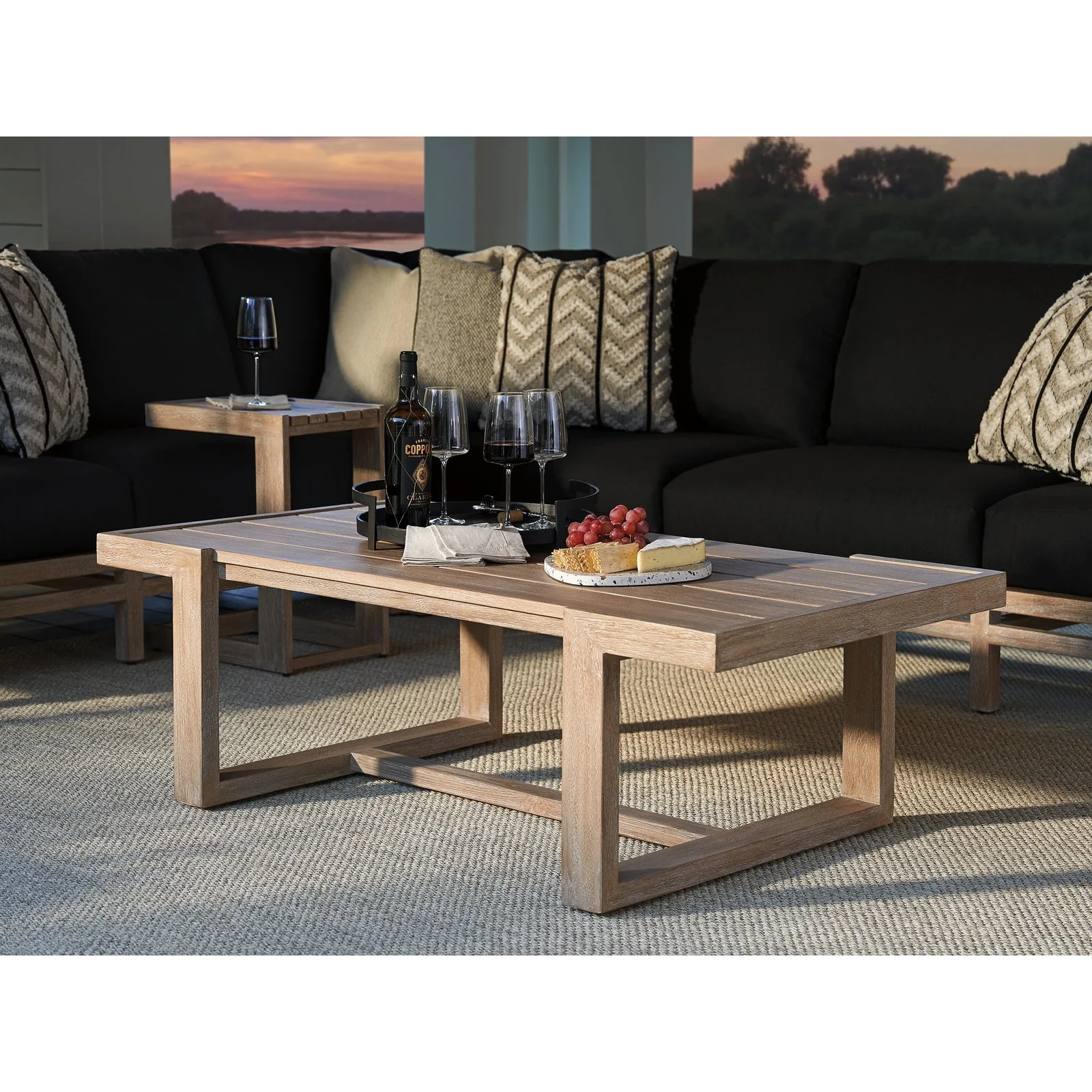 Tommy Bahama Outdoor Stillwater Cove Rectangular Cocktail Table - Image 2