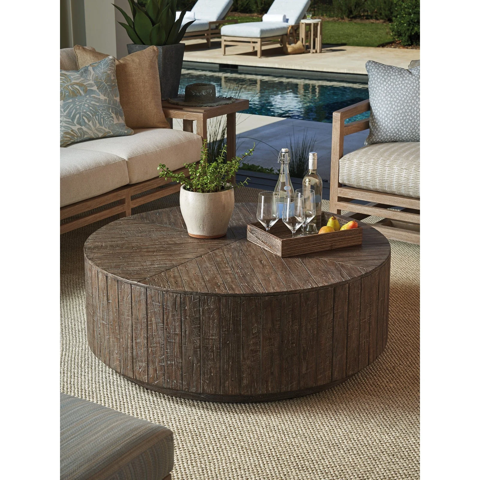 Tommy Bahama Outdoor Stillwater Cove Round Cocktail Table - Image 2