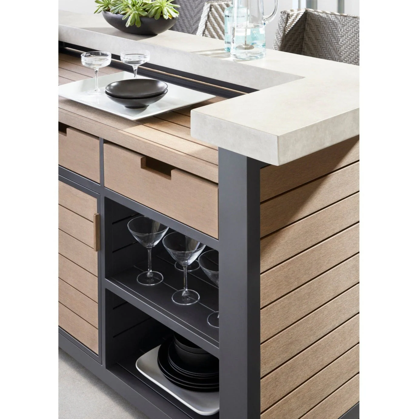 Vanguard Bridgehampton Outdoor Barstool - Image 3