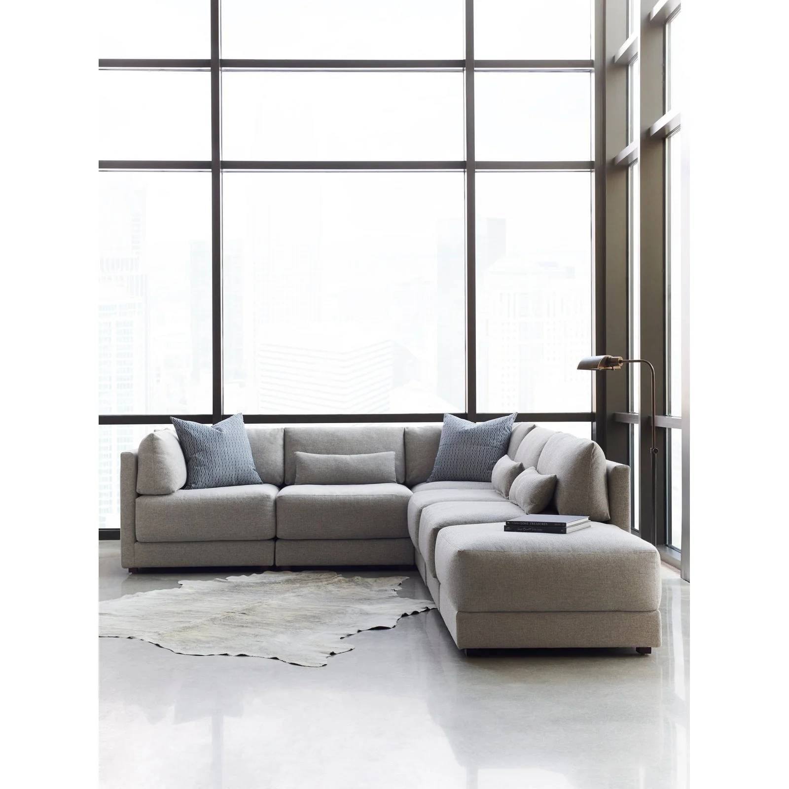 Vanguard Dove Armless Chair - Image 2