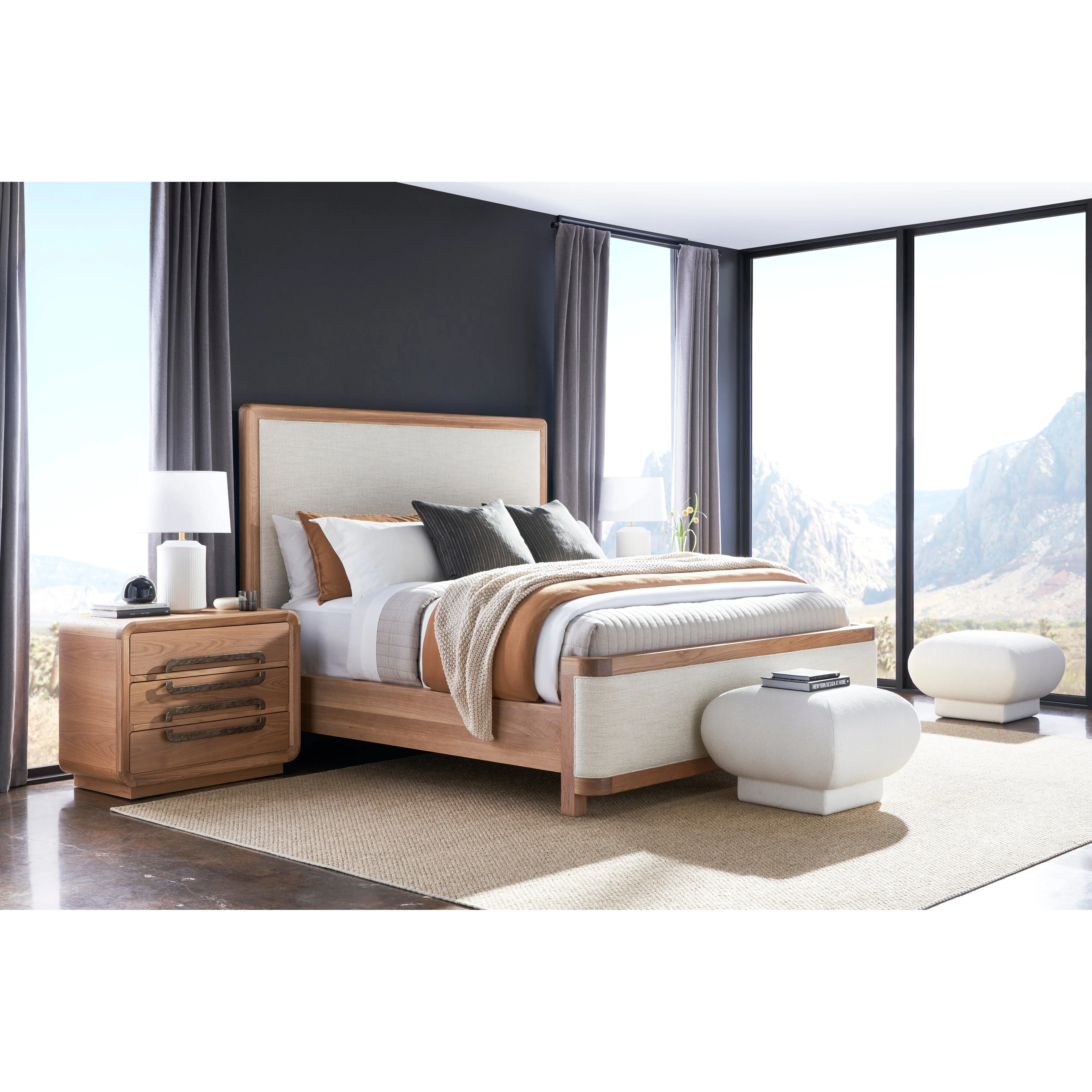 Vanguard Form Three Drawer Nightstand - Image 3