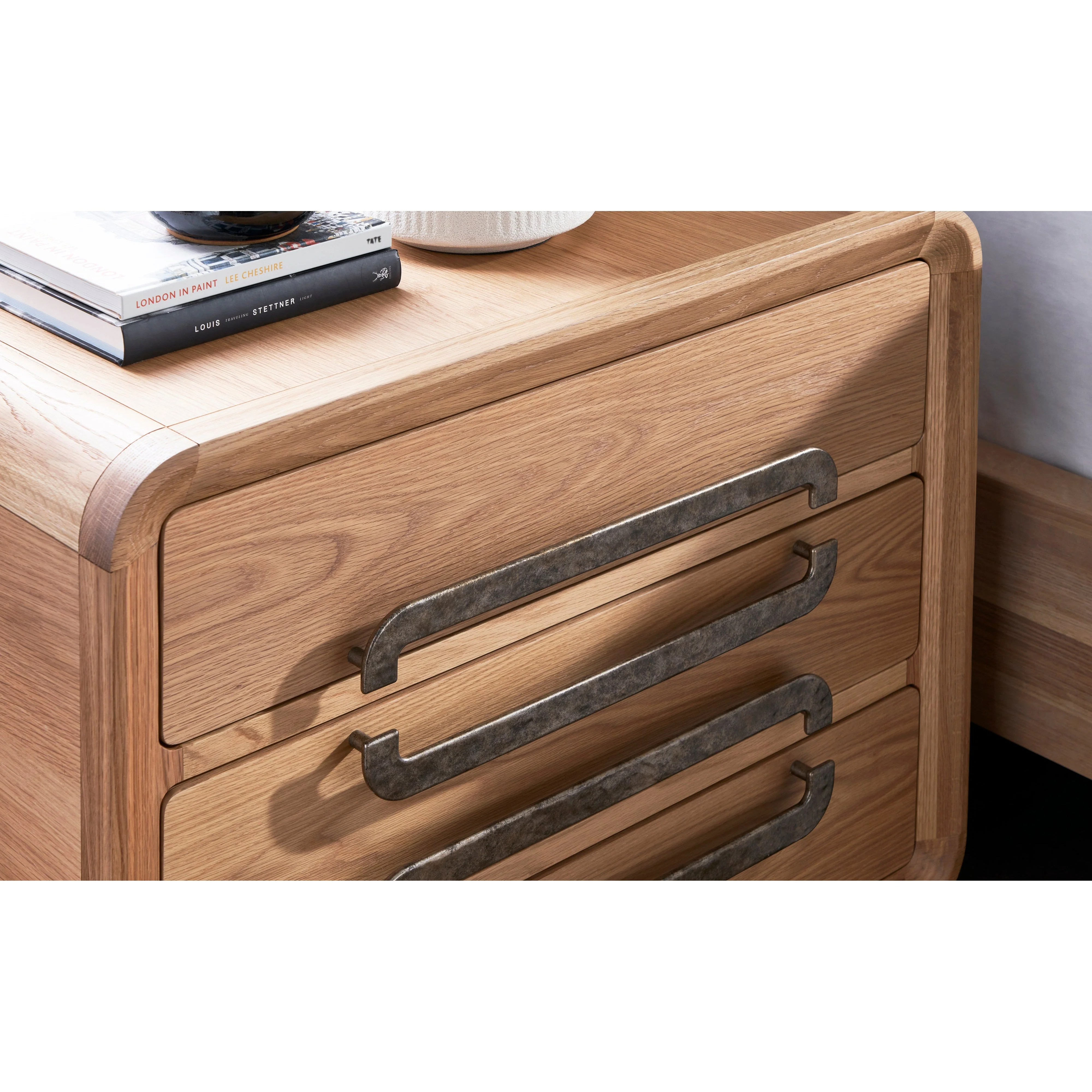 Vanguard Form Three Drawer Nightstand - Image 5