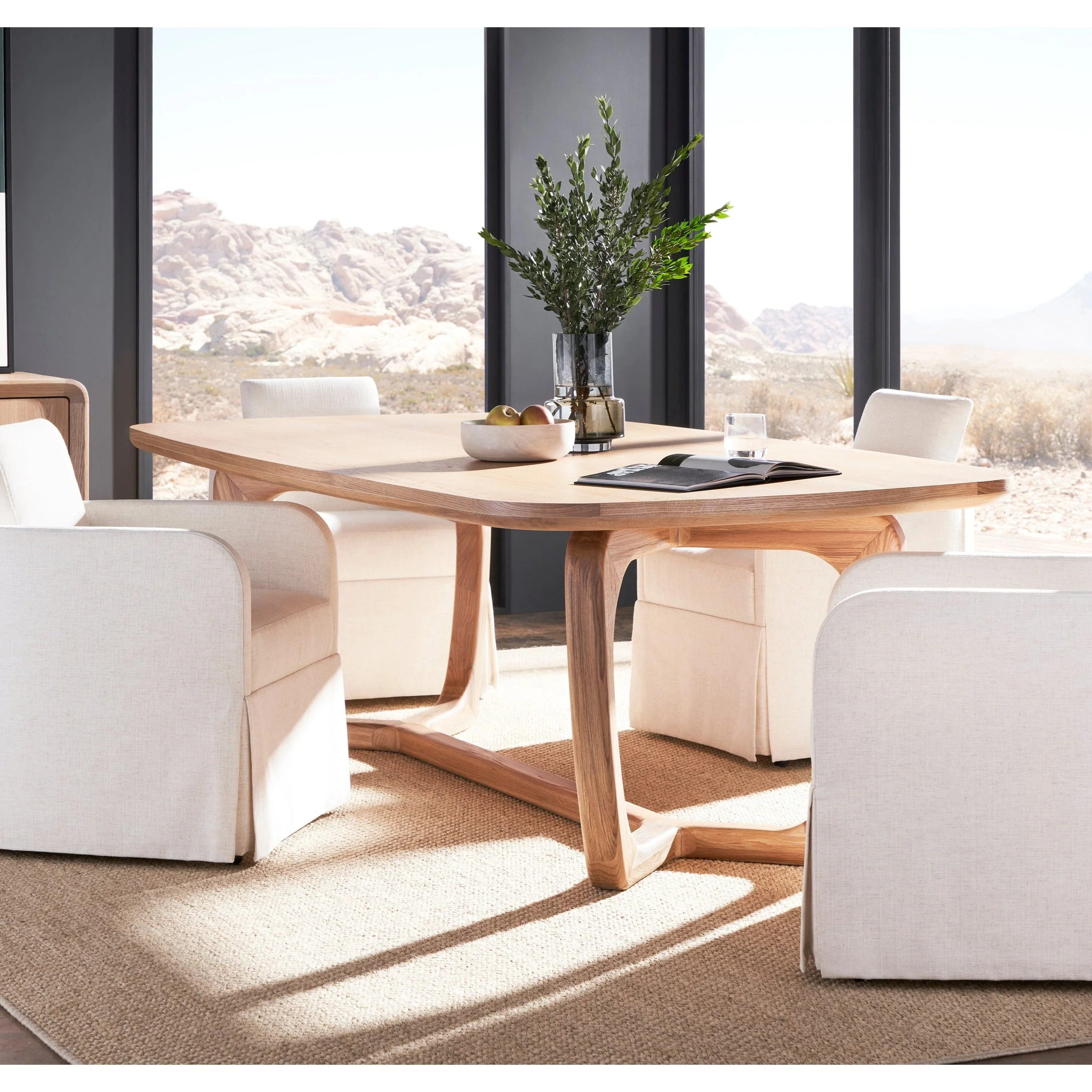 Vanguard Form Trestle Dining Table - Image 3