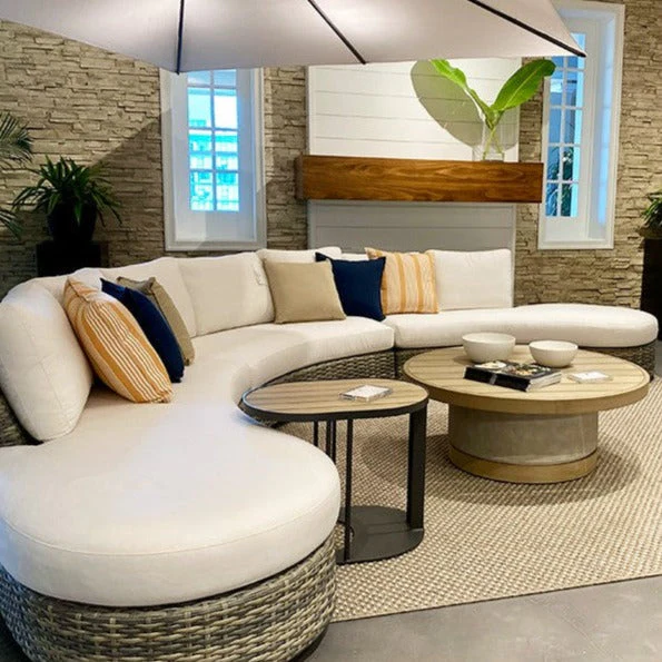 Vanguard Montclair Outdoor Right Curved Lounge - Image 2