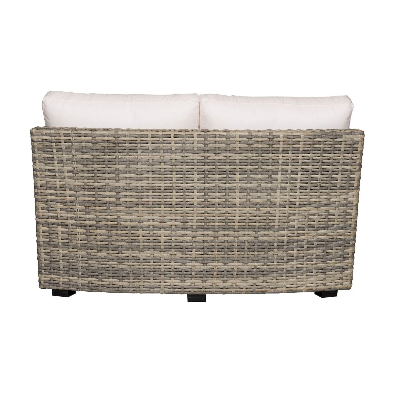 Vanguard Montclair Outdoor Small Curved Armless Loveseat - Image 4