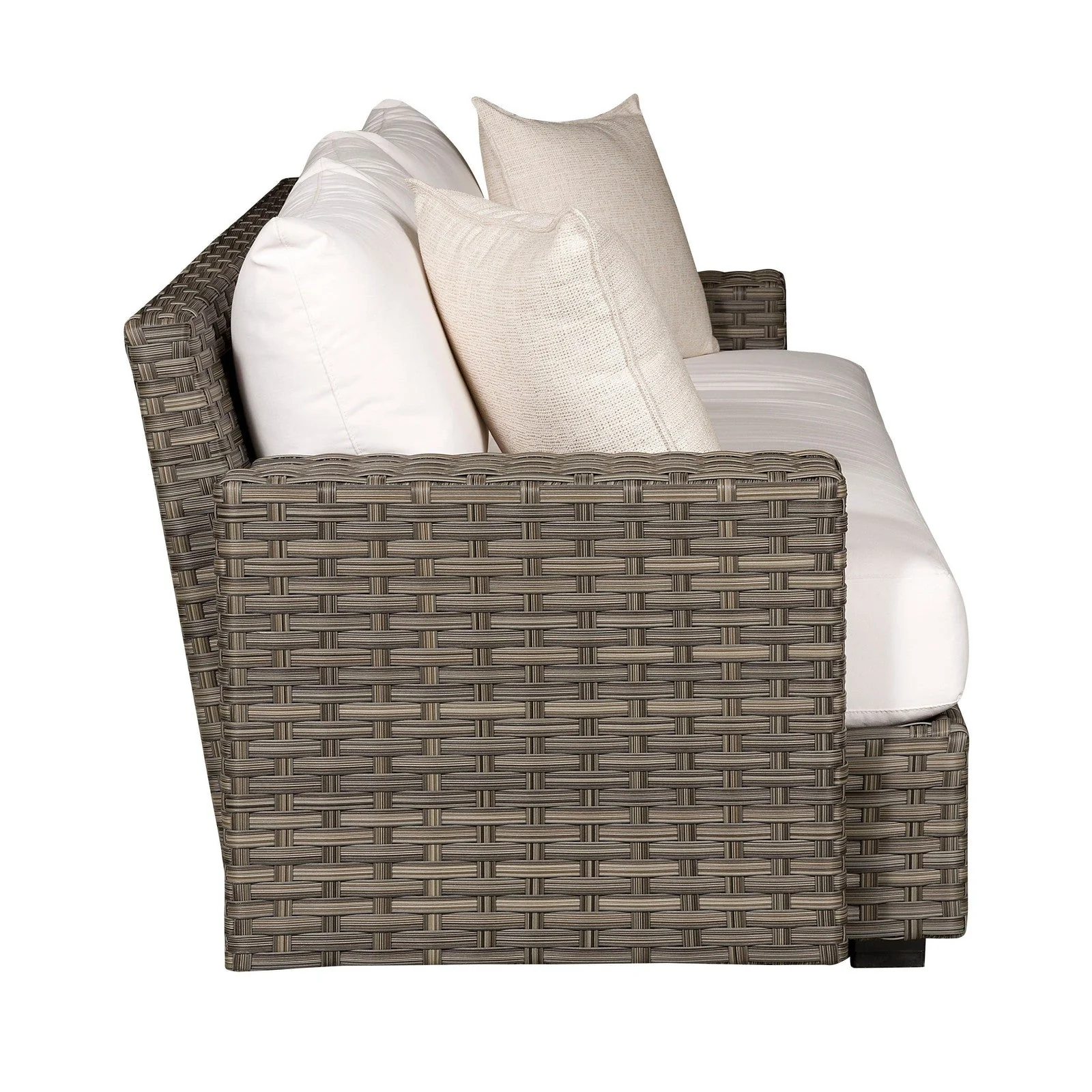 Vanguard Townsend Outdoor Basket Weave Sofa - Image 4