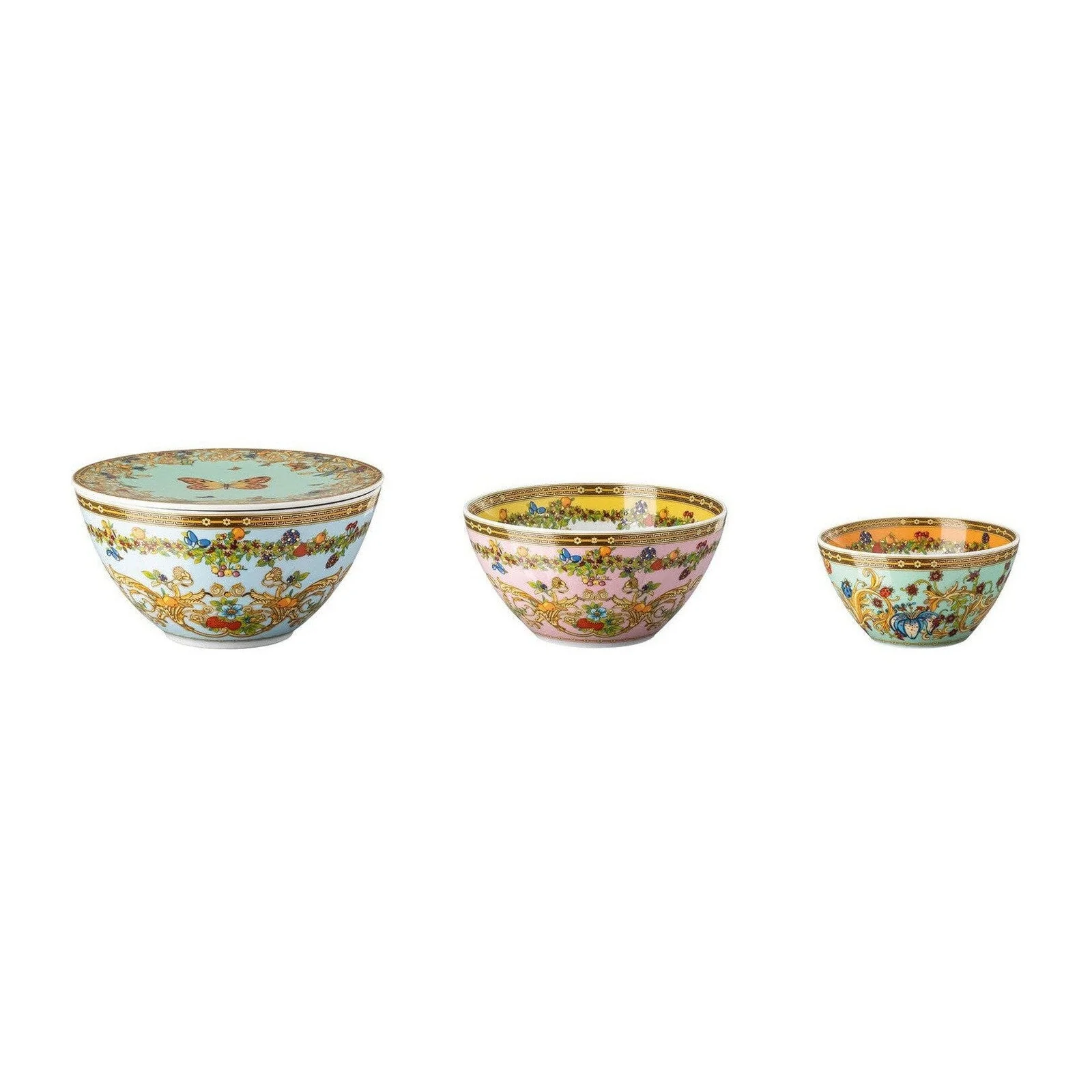Versace Butterfly Garden Modern Bowl - Set of 4 - Image 3