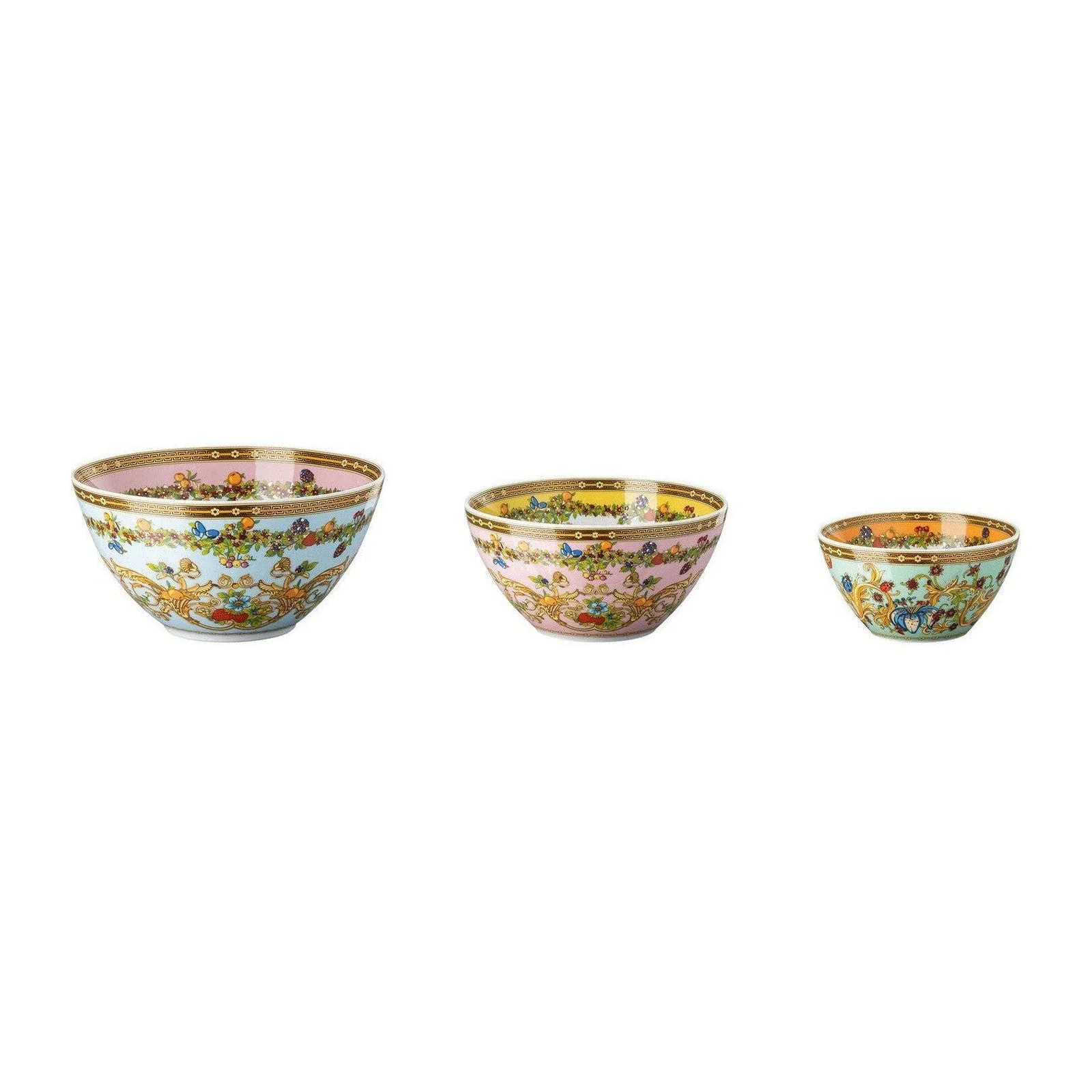 Versace Butterfly Garden Modern Bowl - Set of 4 - Image 4
