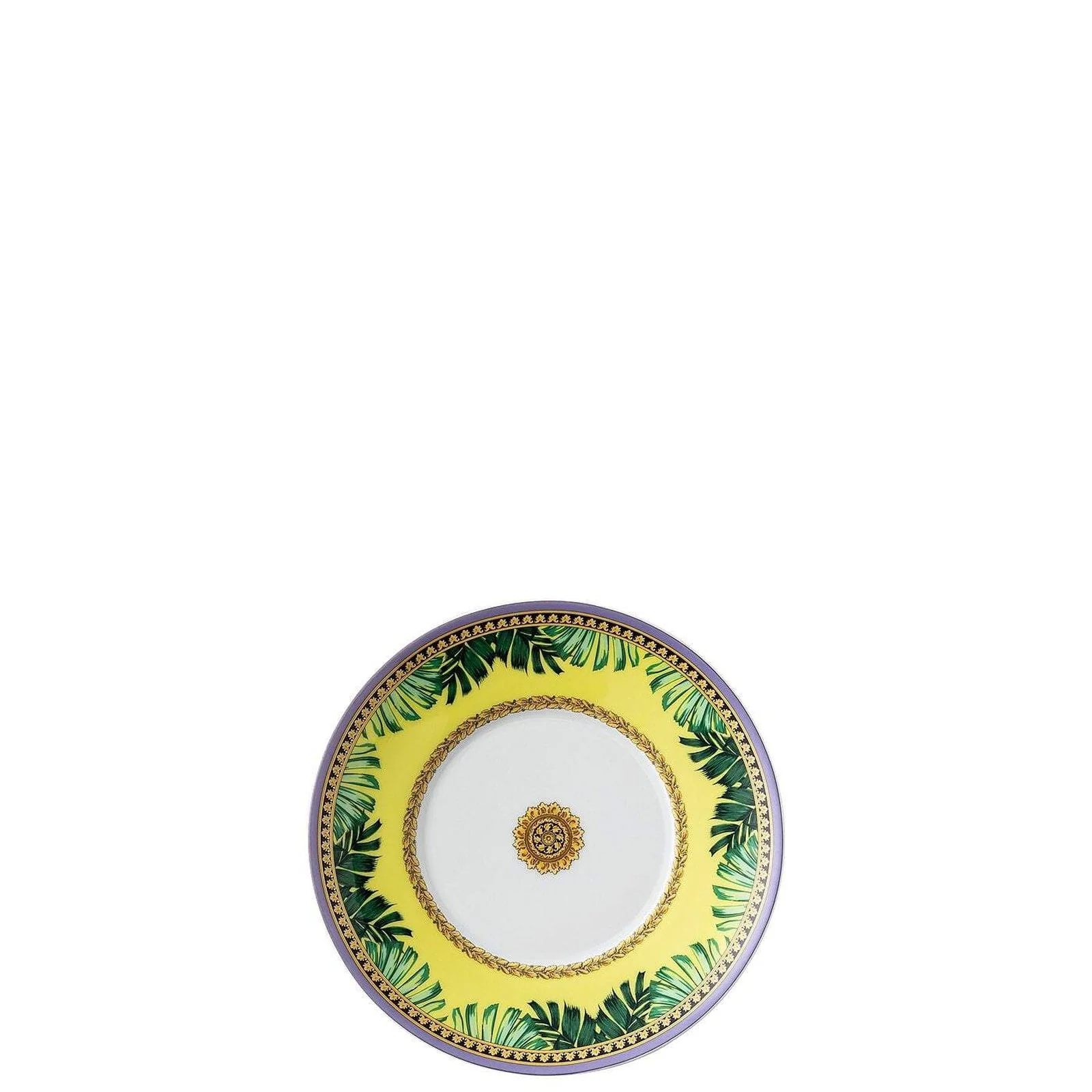 Versace Jungle Animalier Yellow Tea Cup & Saucer - Image 2