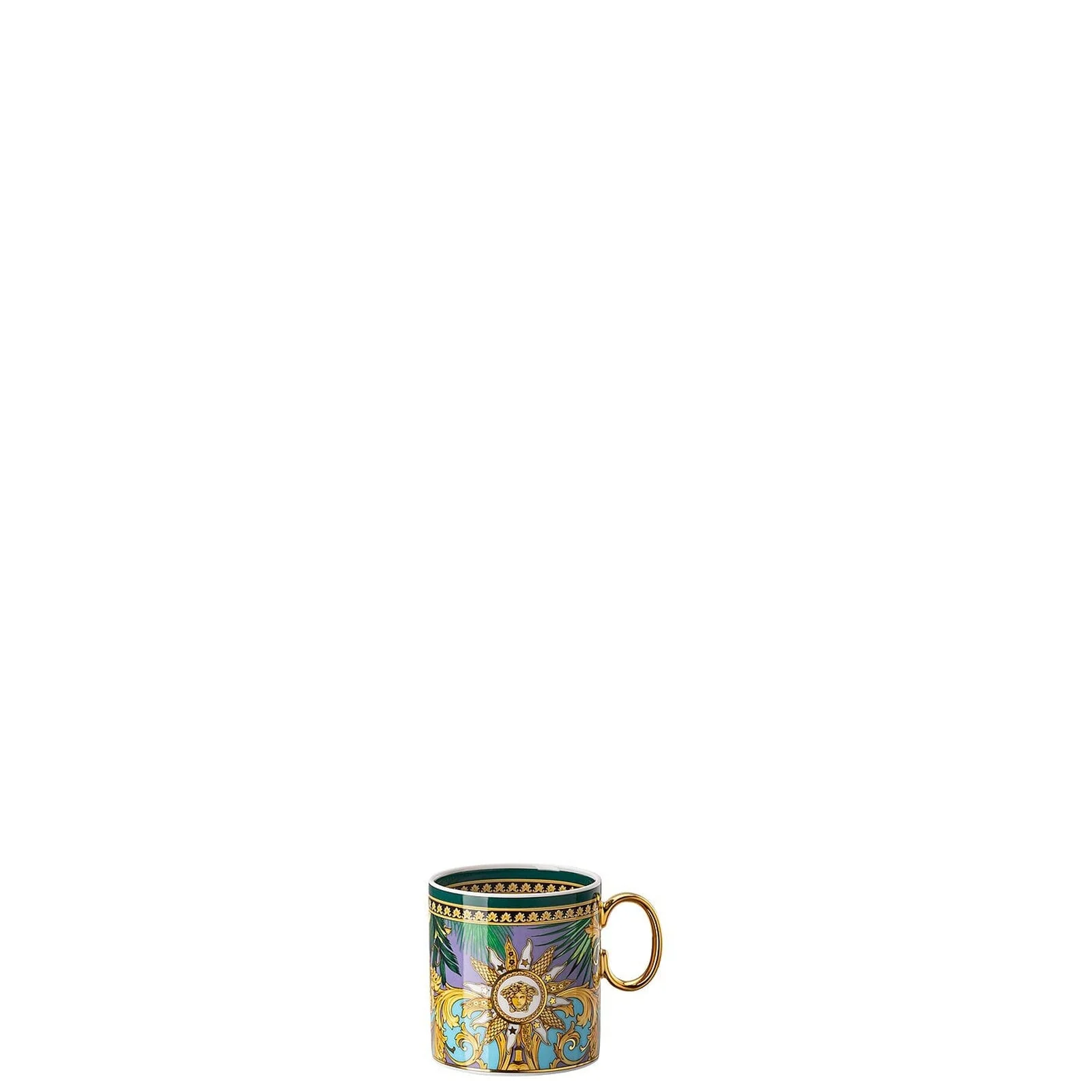 Versace Jungle Animalier Green AD Cup & Saucer - Image 3