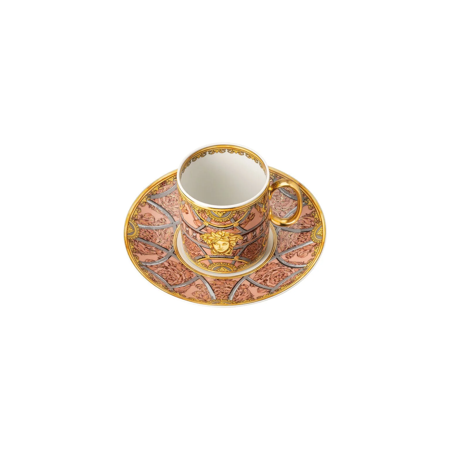 Versace La Scala del Palazzo Rosa Coffee Cup & Saucer - Image 2
