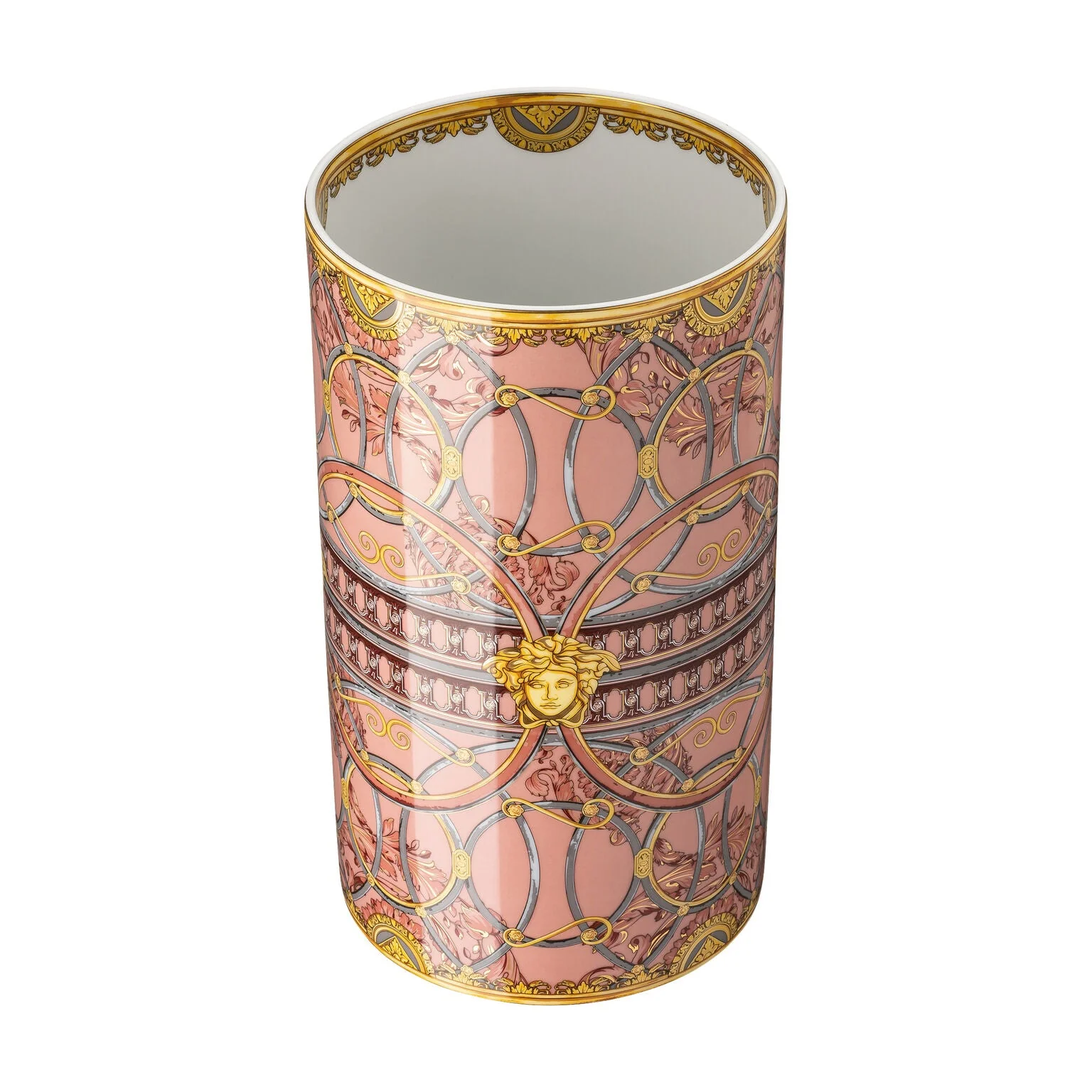Versace La Scala del Palazzo Rosa Vase - 11.75 Inch - Image 2