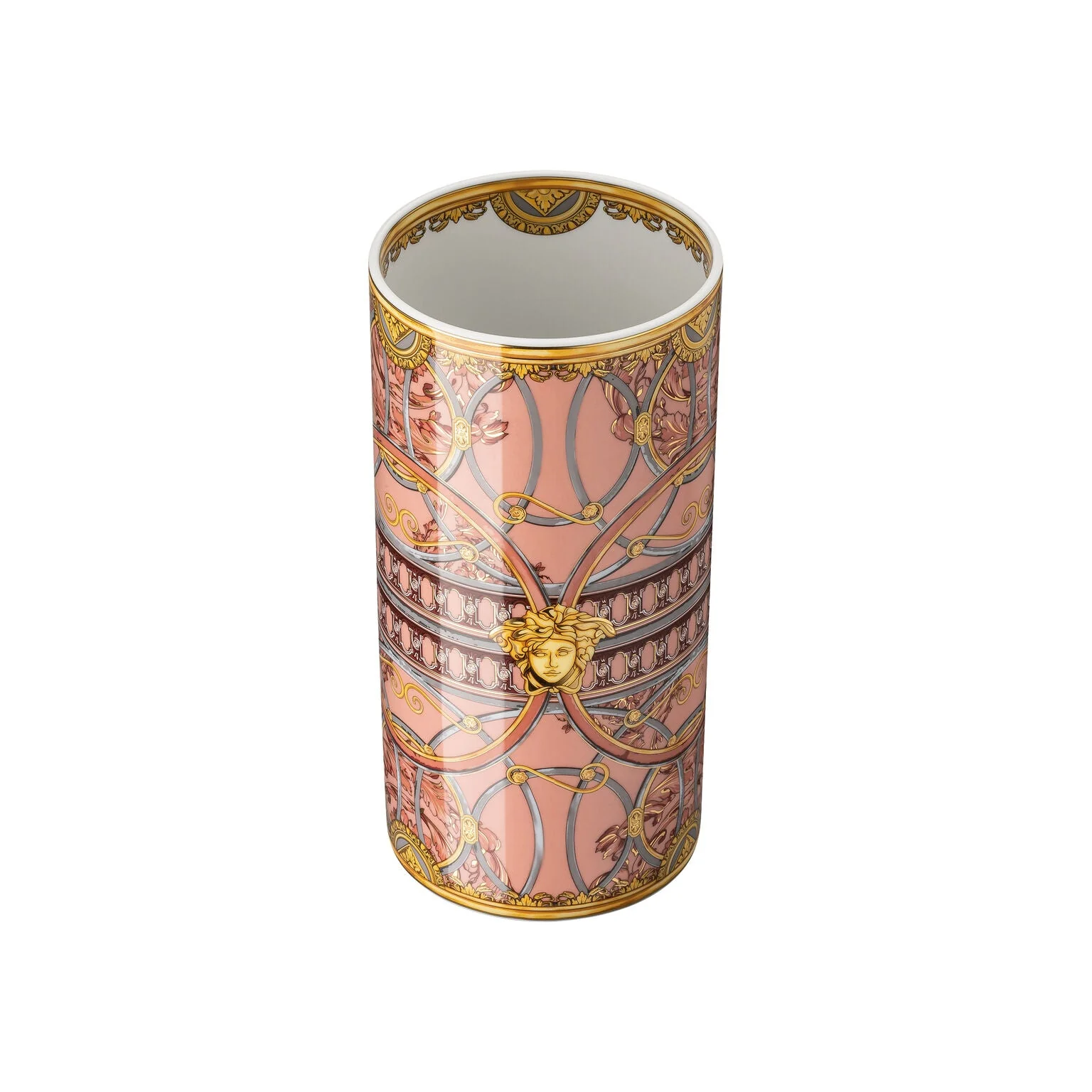 Versace La Scala del Palazzo Rosa Vase - 9.5 Inch - Image 2