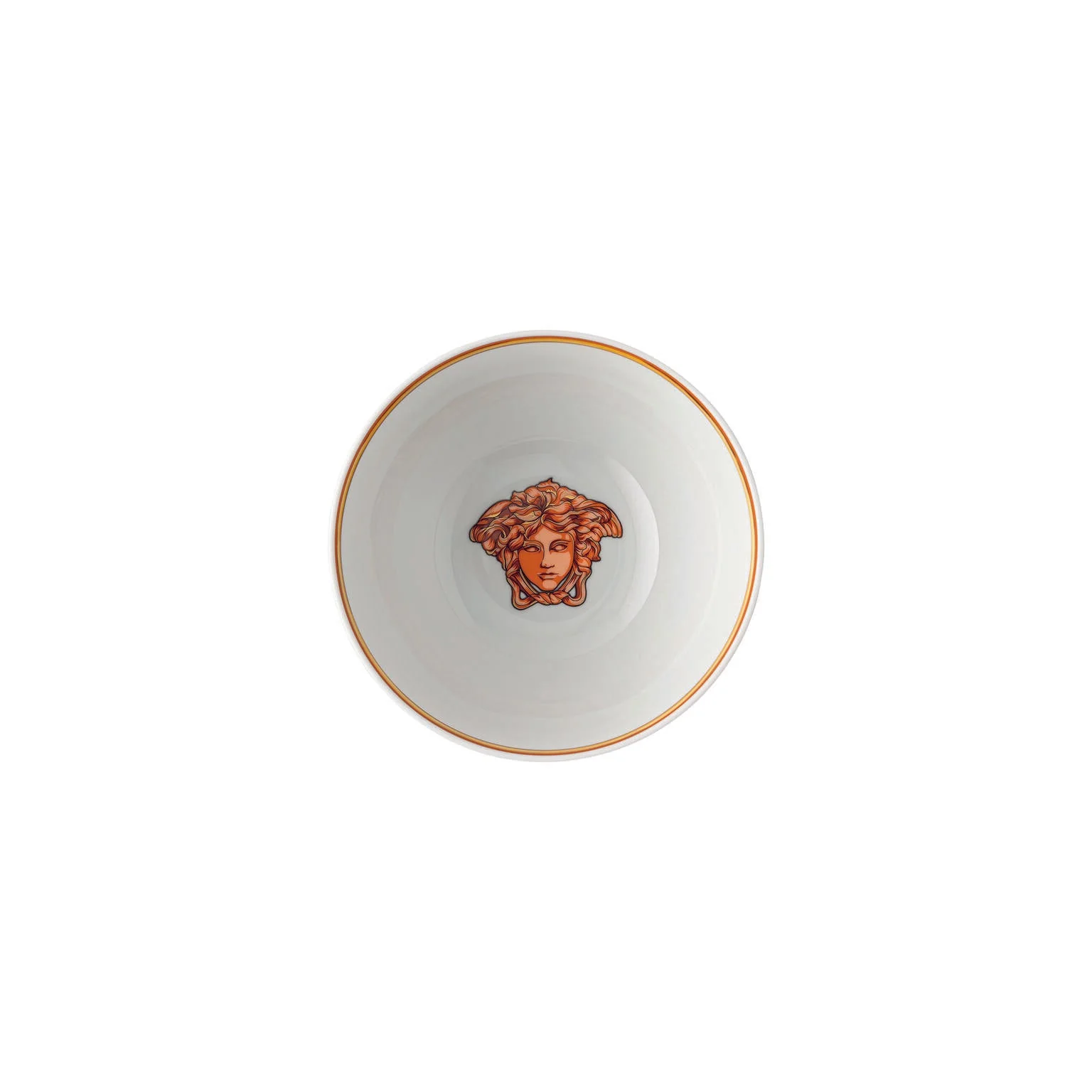 Versace Medusa Amplified Cereal Bowl - Orange Coin - Image 3