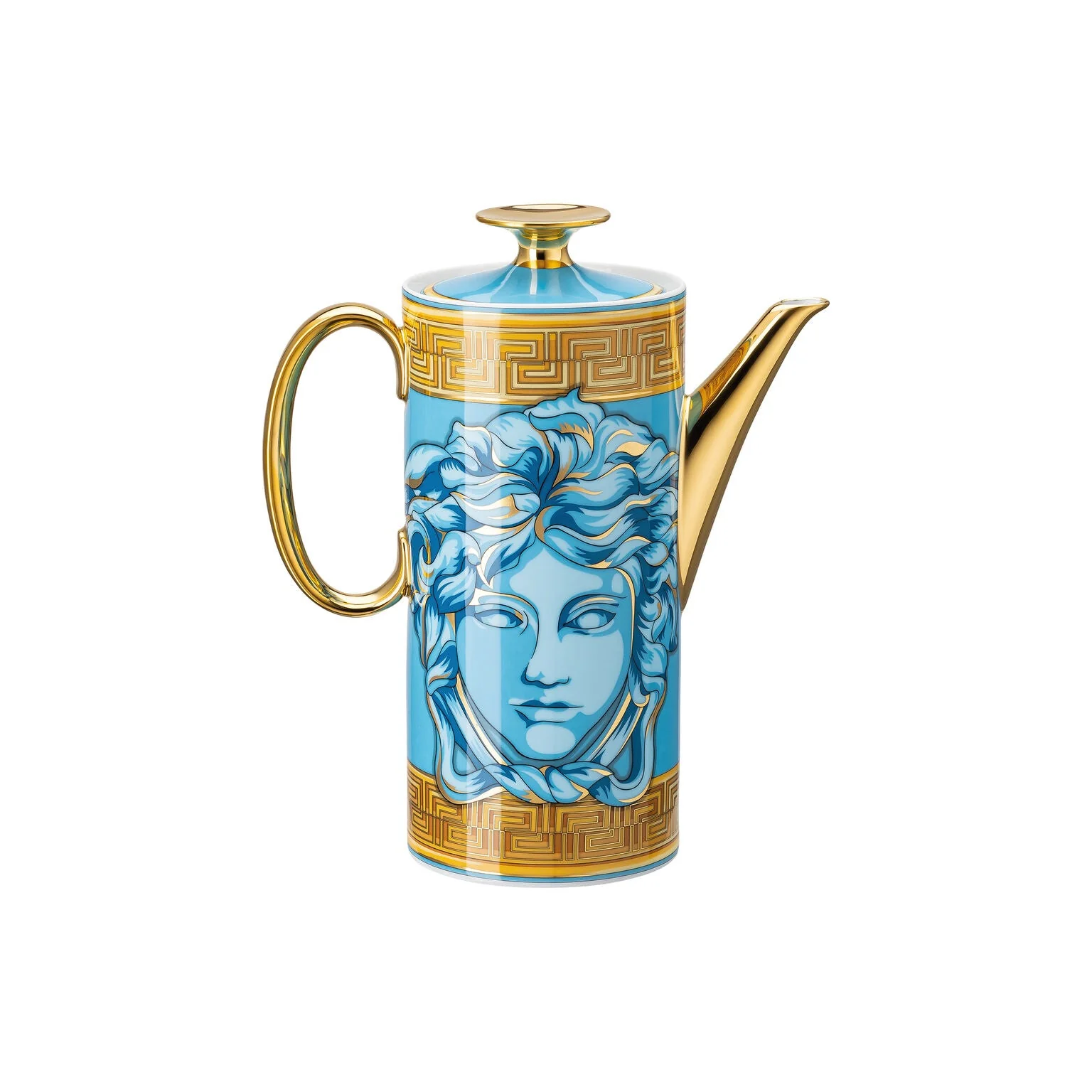 Versace Medusa Amplified Coffee Pot - Blue Coin - Image 2