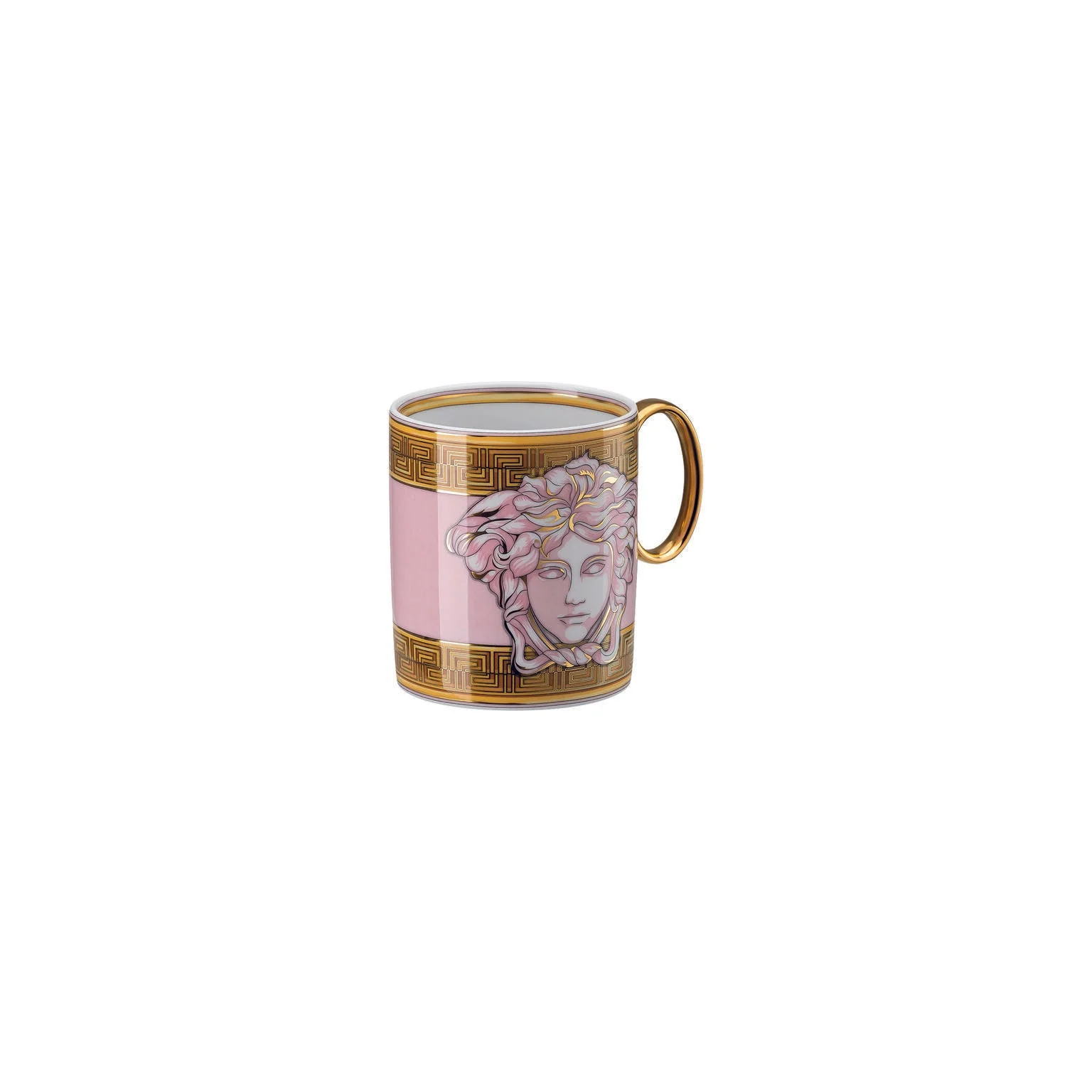 Versace Medusa Amplified Mug With Handle - Pink Coin - Image 3