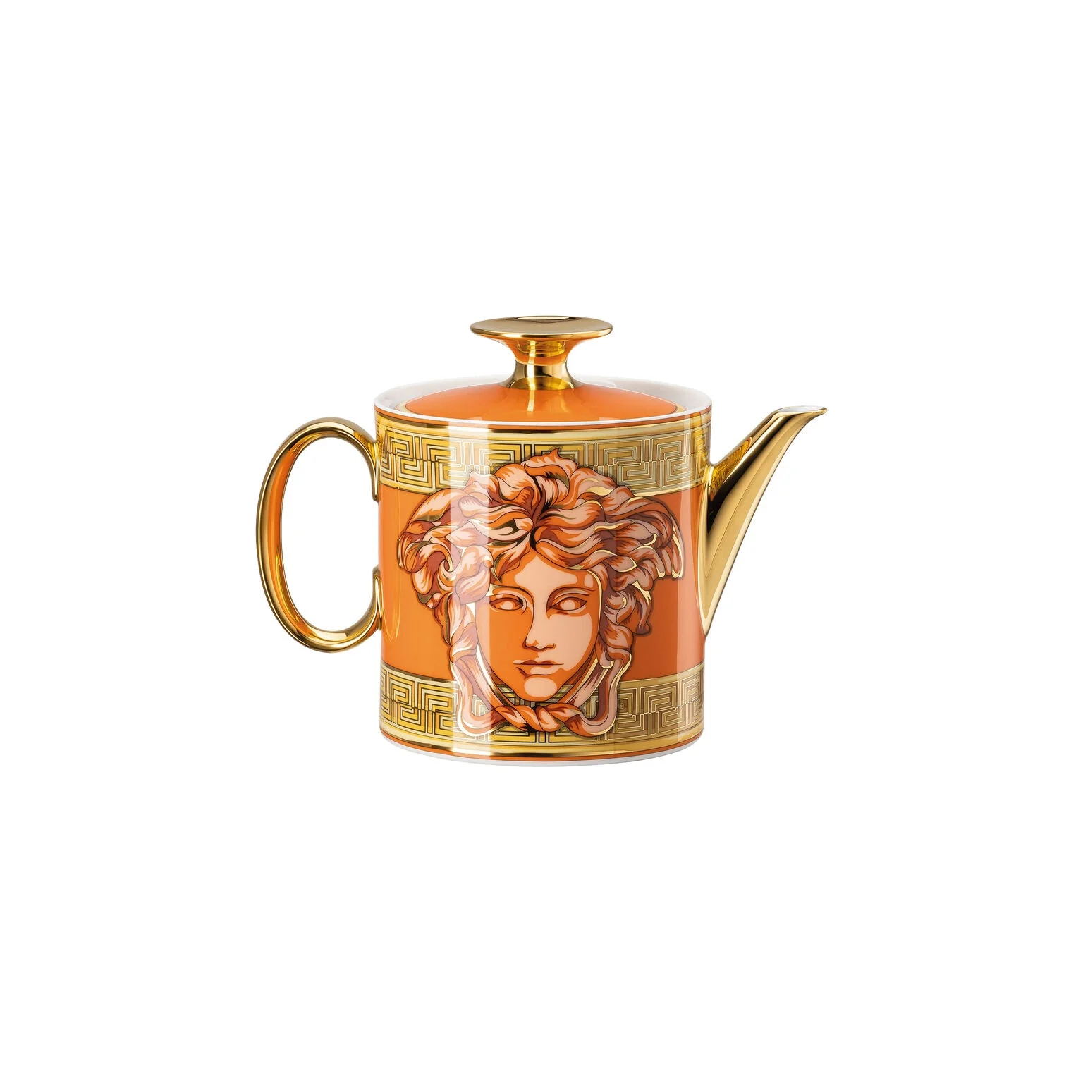 Versace Medusa Amplified Tea Pot - Orange Coin - Image 2