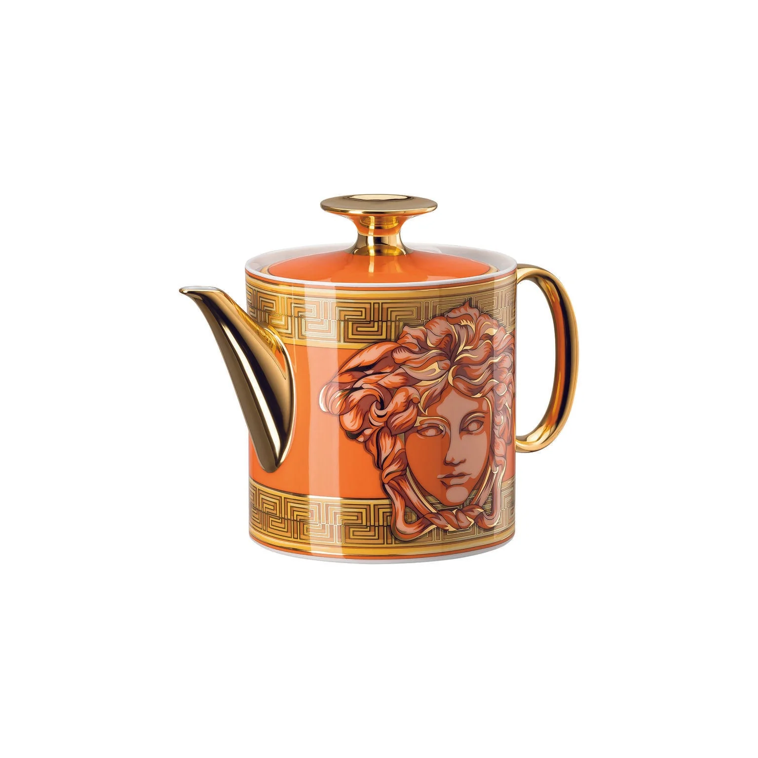 Versace Medusa Amplified Tea Pot - Orange Coin - Image 4