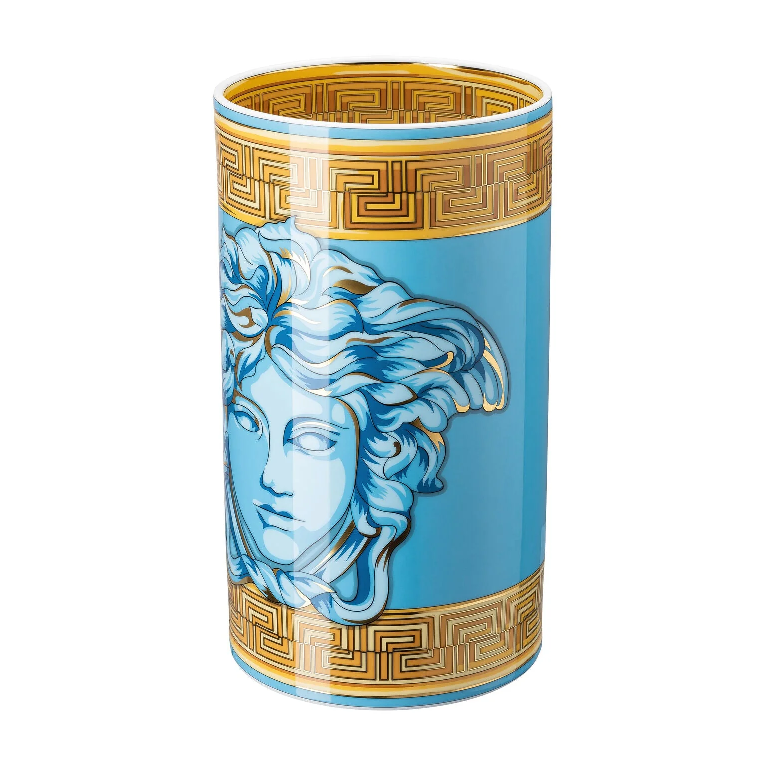 Versace Medusa Amplified Vase - Blue Coin - Image 3