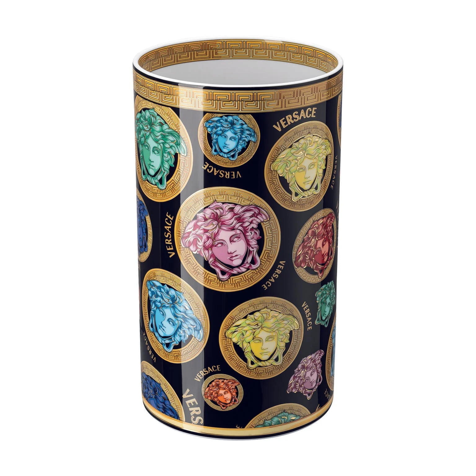 Versace Medusa Amplified Vase - Multicolor - 11.75 Inch - Image 3