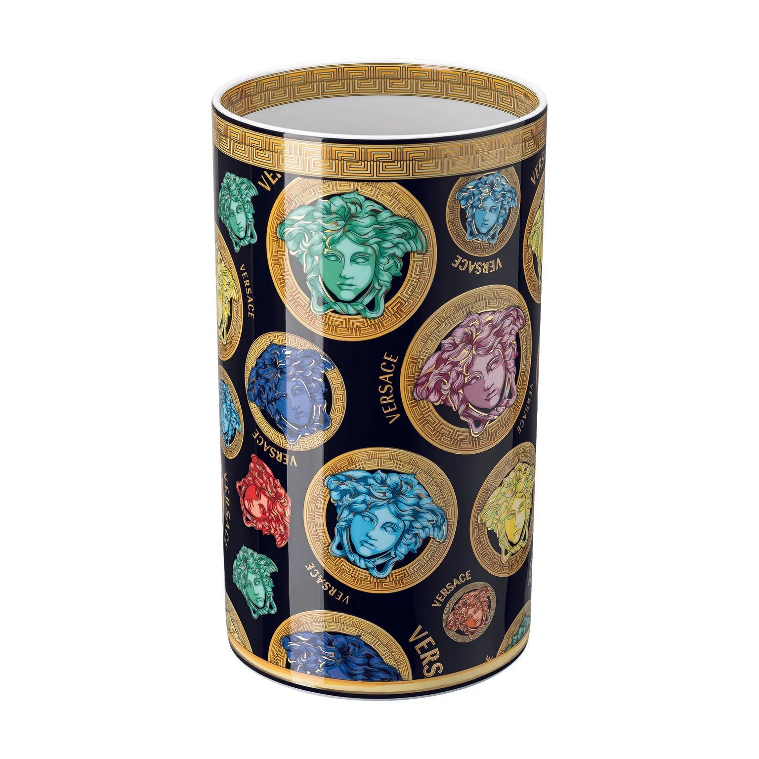 Versace Medusa Amplified Vase - Multicolor - 11.75 Inch - Image 4