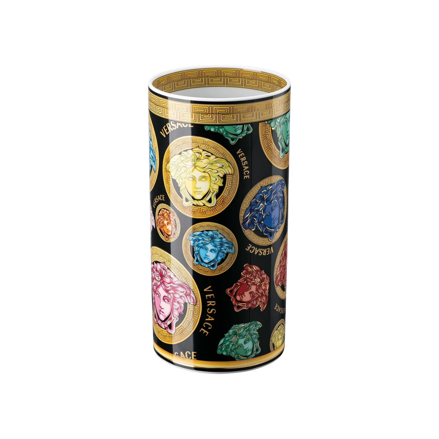 Versace Medusa Amplified Vase - Multicolor - 9.5 Inch - Image 2