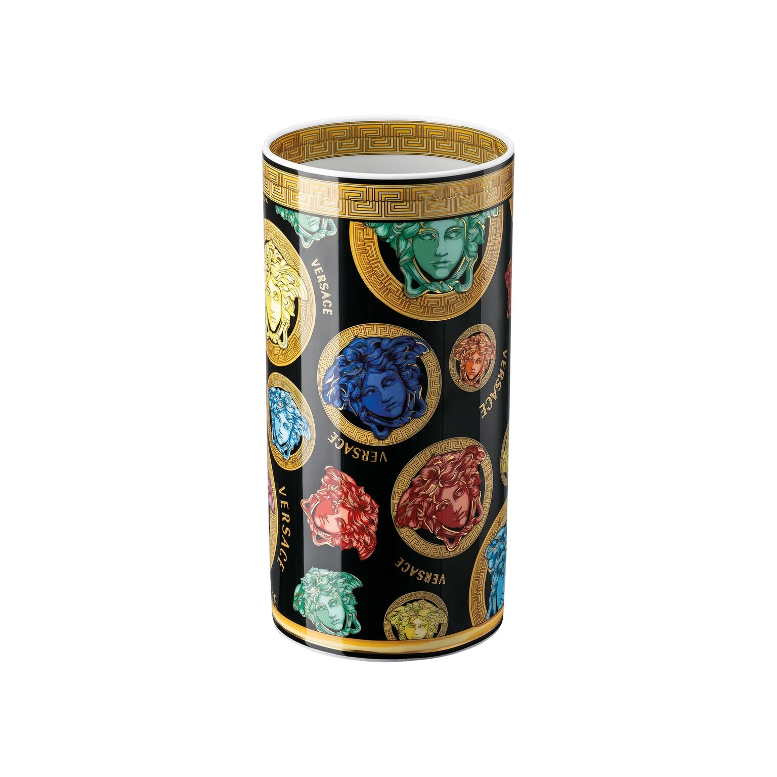 Versace Medusa Amplified Vase - Multicolor - 9.5 Inch - Image 3