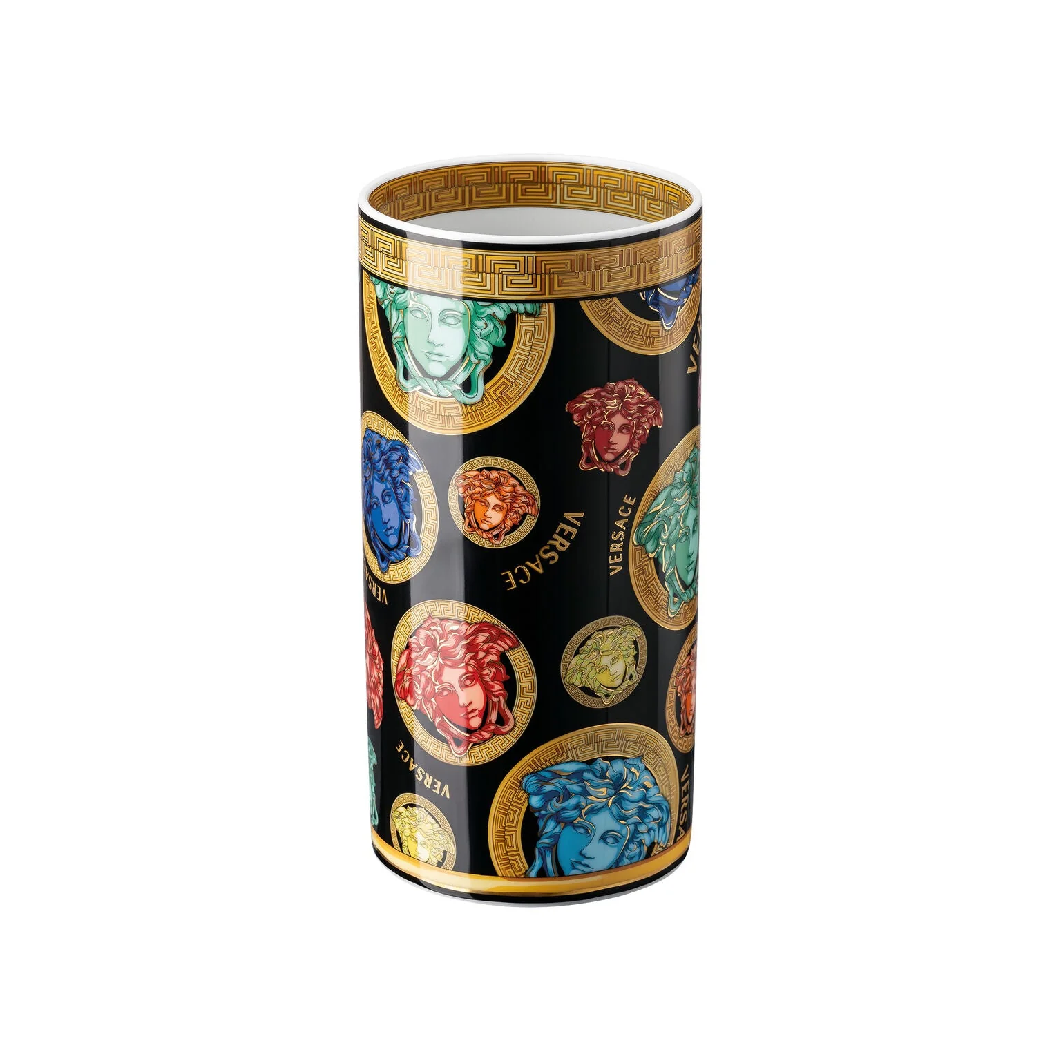 Versace Medusa Amplified Vase - Multicolor - 9.5 Inch - Image 4