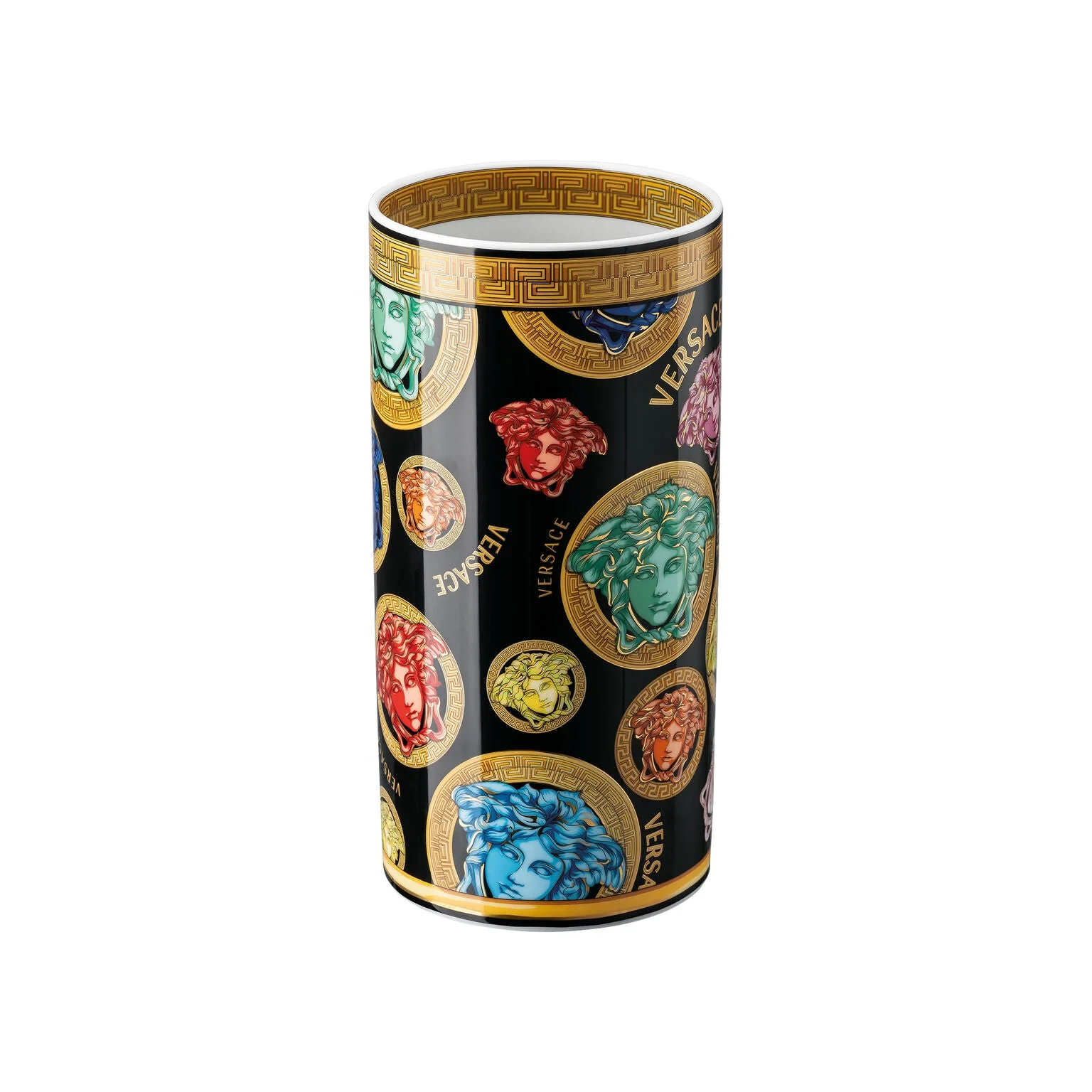 Versace Medusa Amplified Vase - Multicolor - 9.5 Inch - Image 5