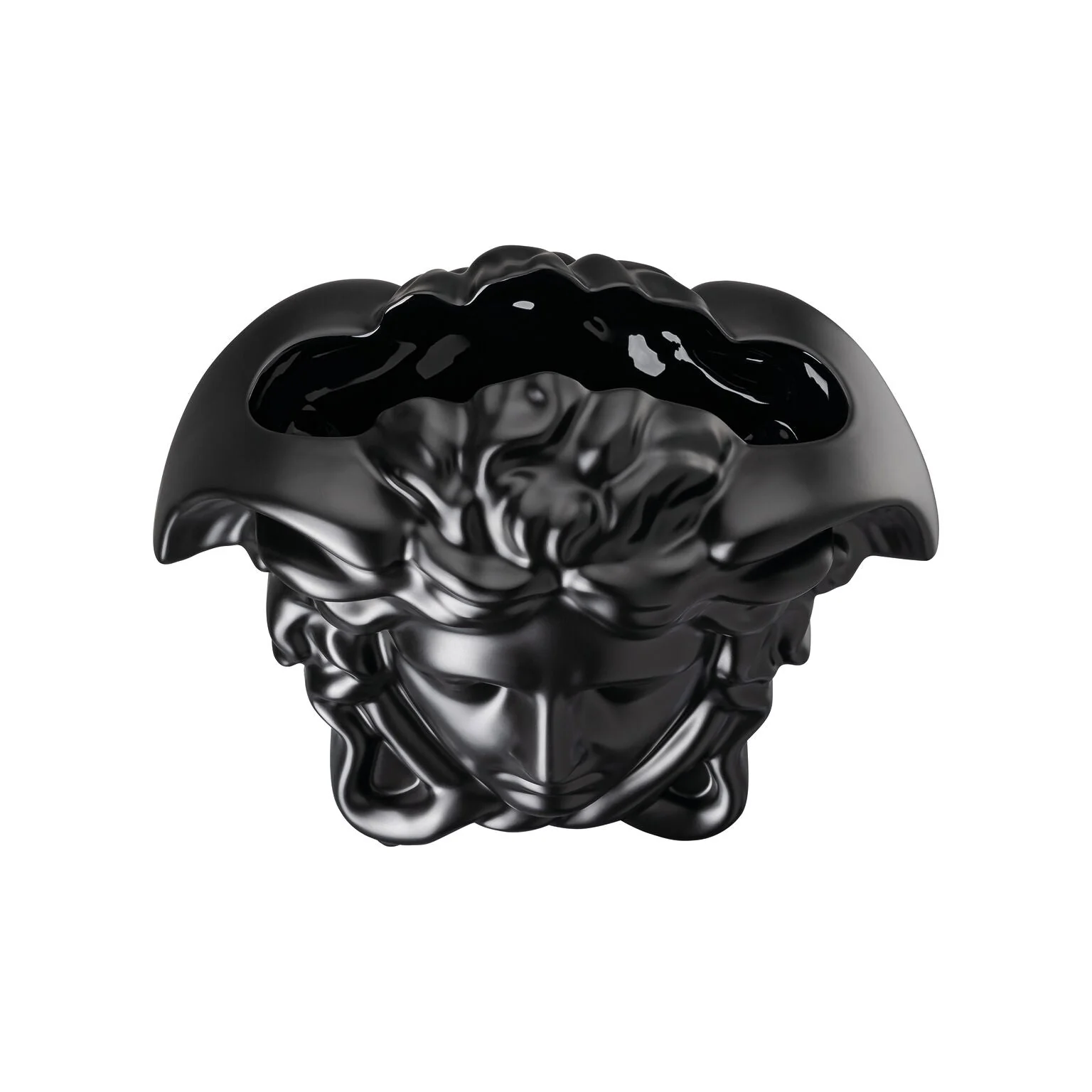 Versace Medusa Grande Vase Black - 8.25 Inch - Image 2