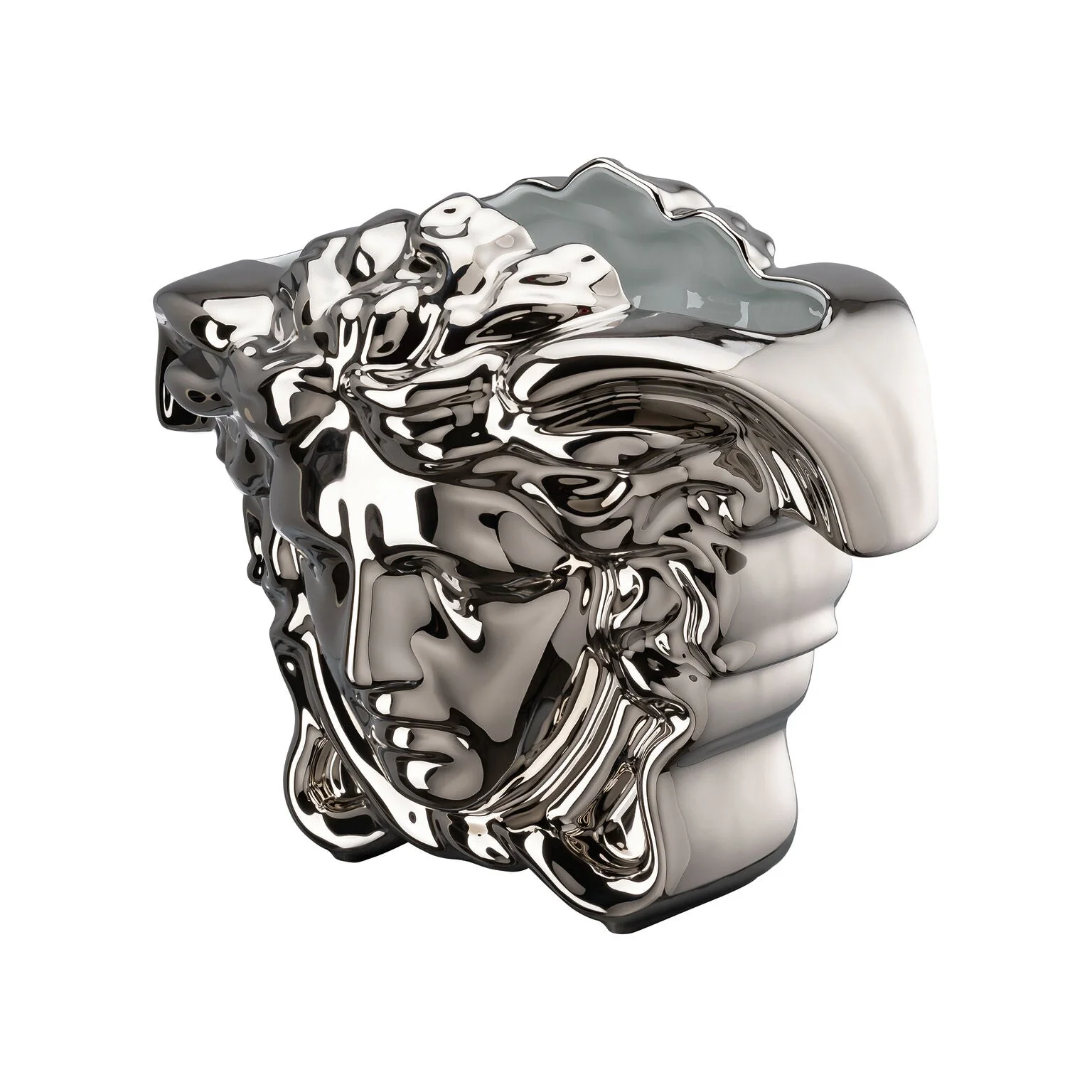 Versace Medusa Grande Vase Silver - 8.25 Inch - Image 3